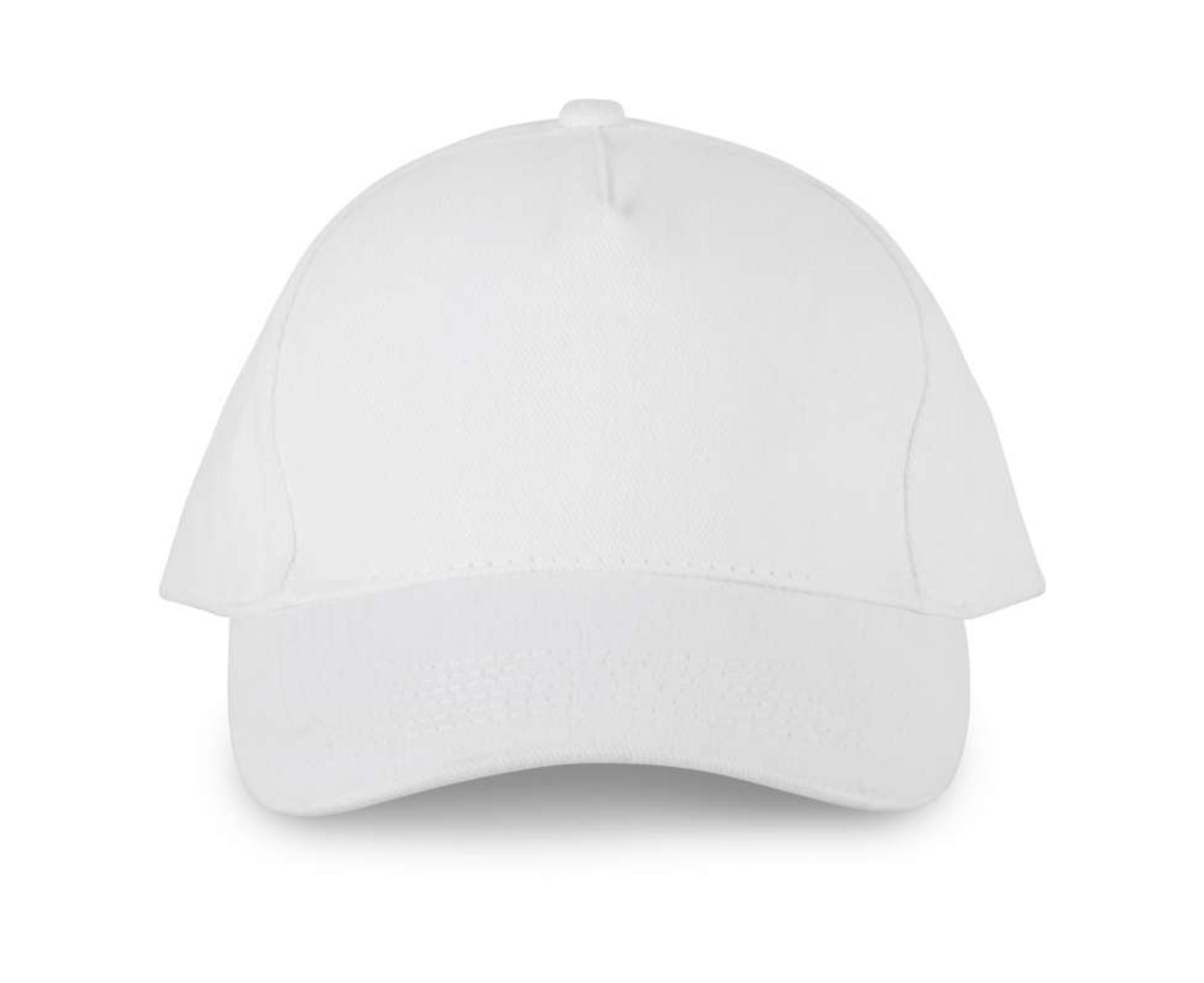 KP135 | 5 Panels Organic Cotton Cap White