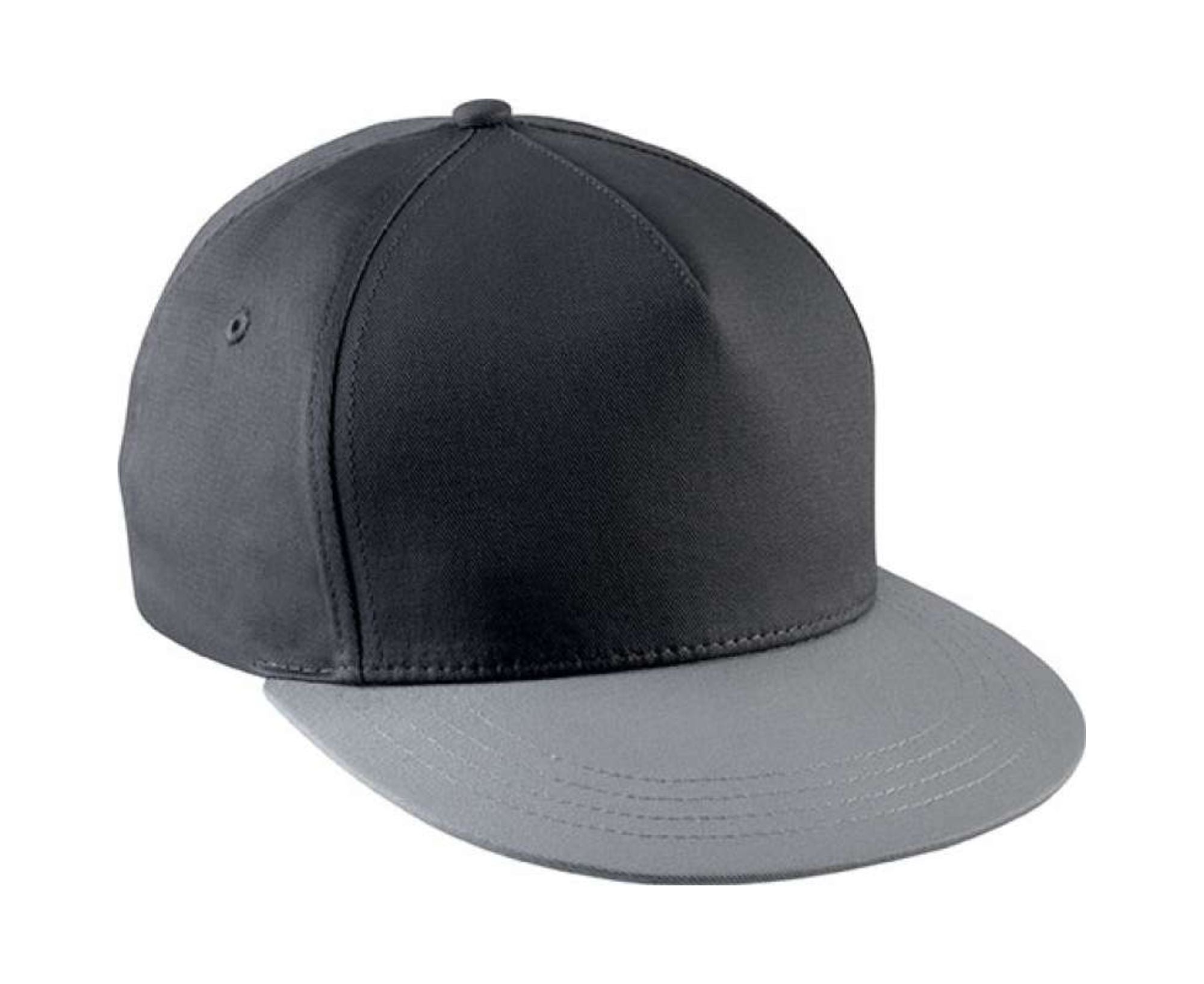 KP139 | 5 Panels Snapback Cap Dark Grey | Light Grey