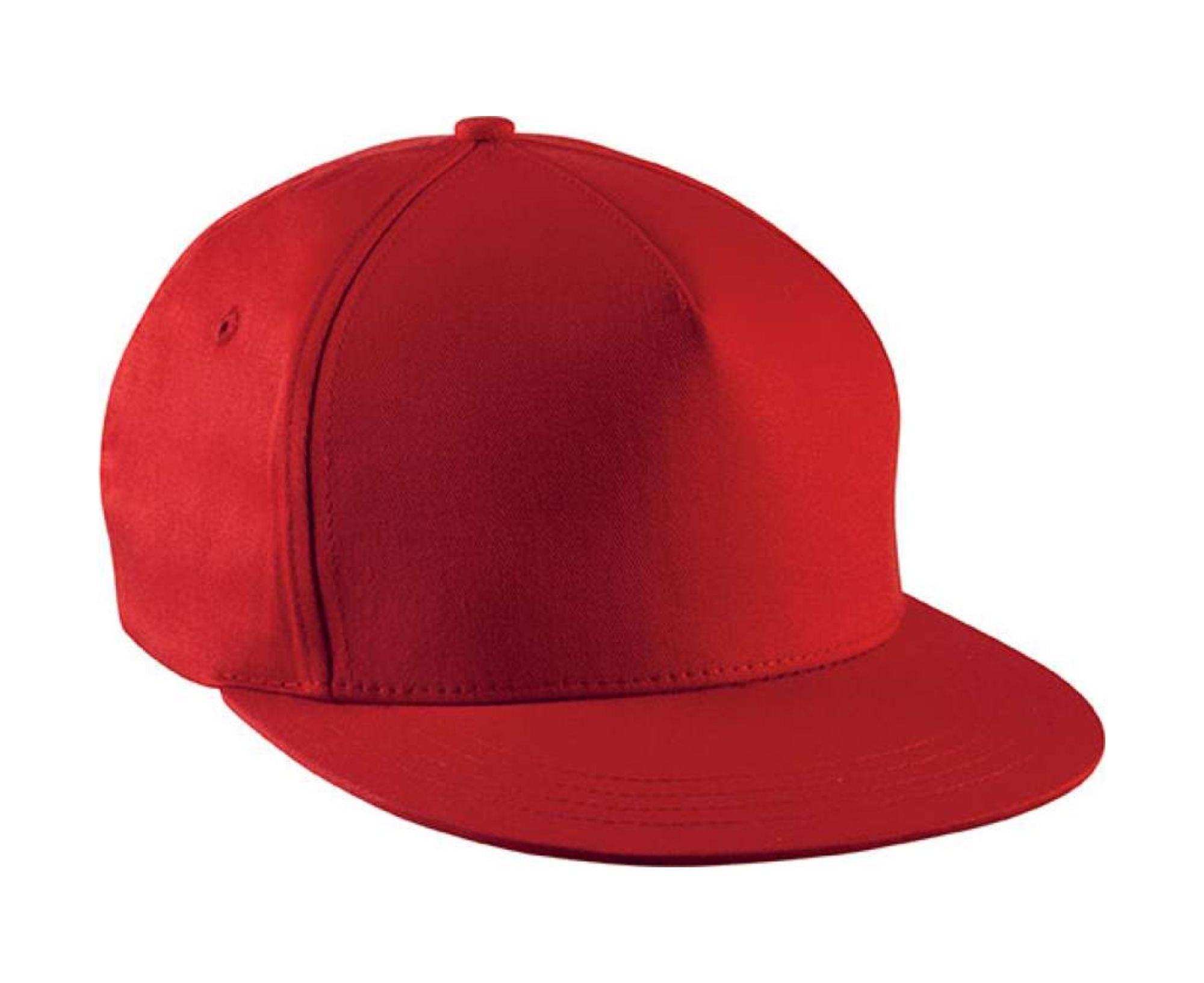 KP139 | 5 Panels Snapback Cap Red