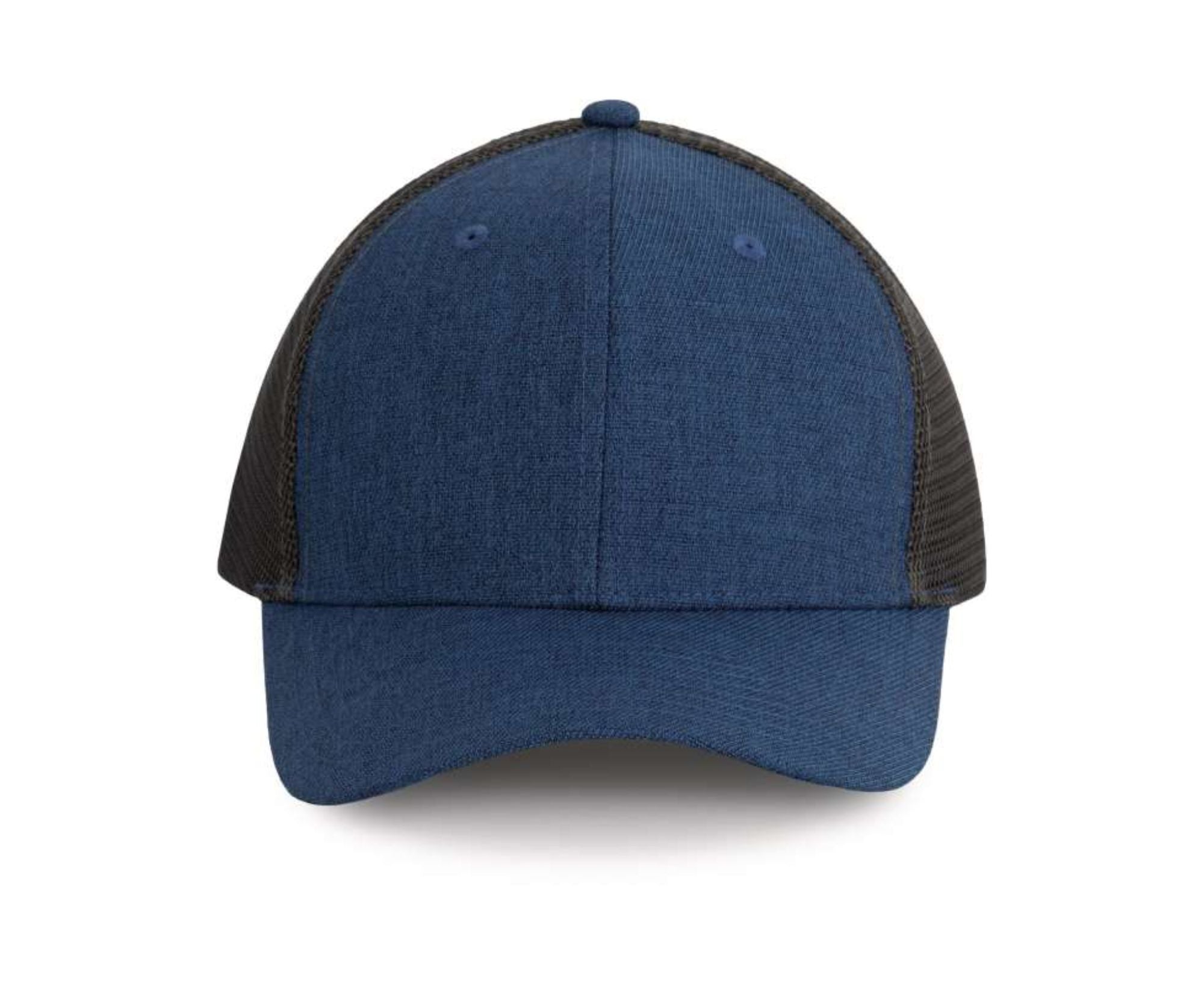 KP142 | Urban 6 Panels Trucker Cap Light Navy Heather | Dark Grey