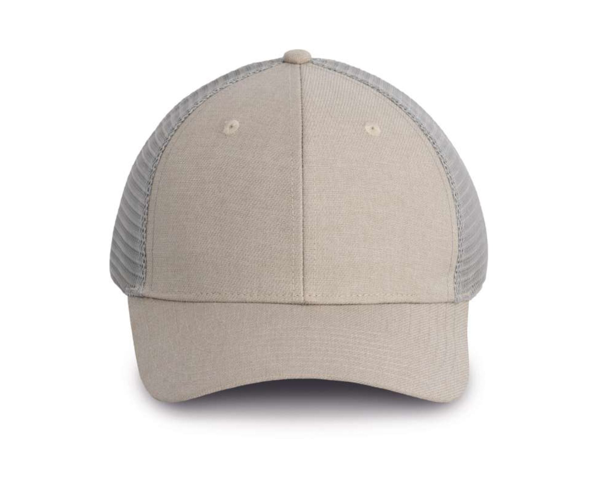KP142 | Urban 6 Panels Trucker Cap Sand Heather | Light Grey