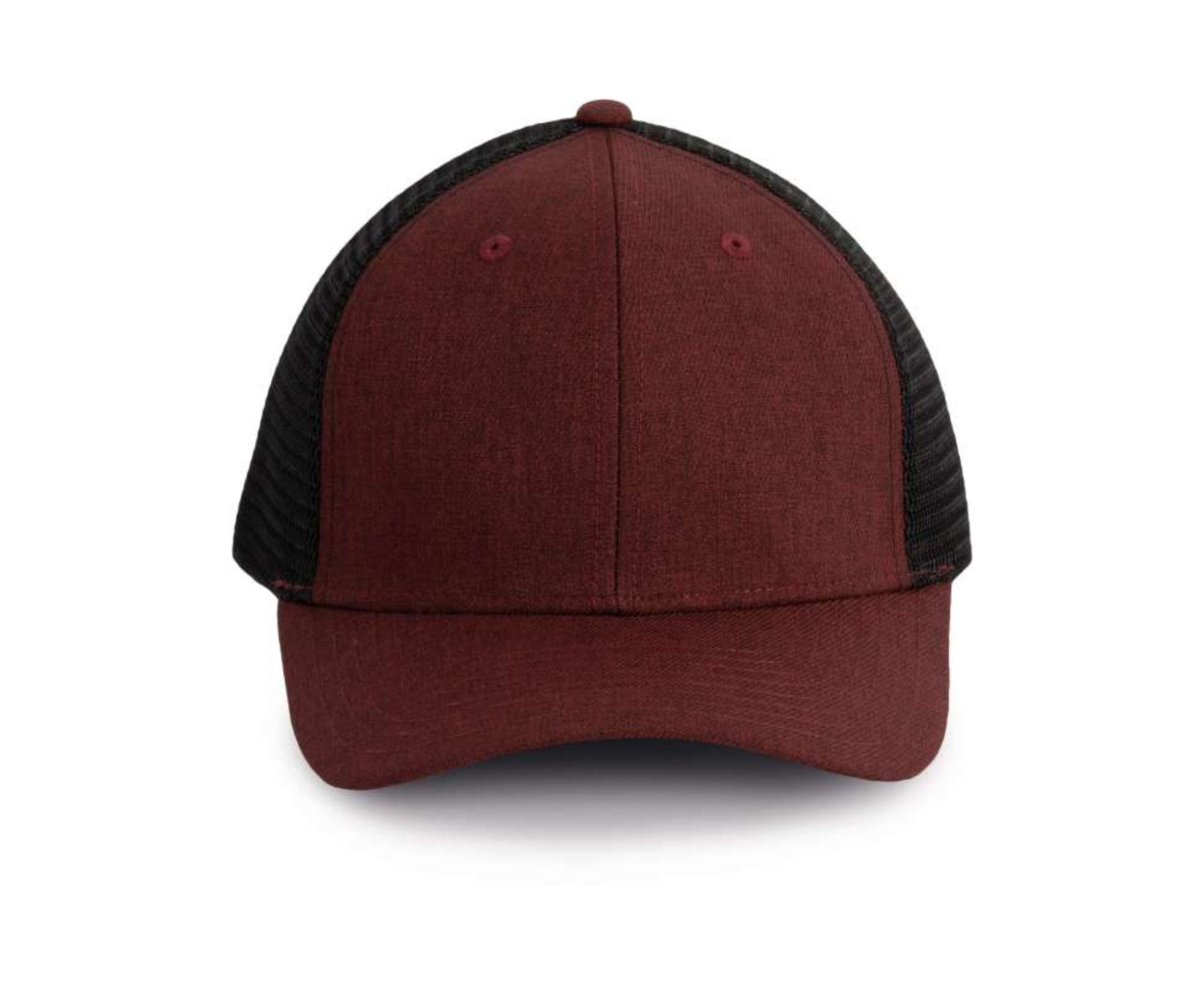 KP142 | Urban 6 Panels Trucker Cap Tawny Port Heather | Black