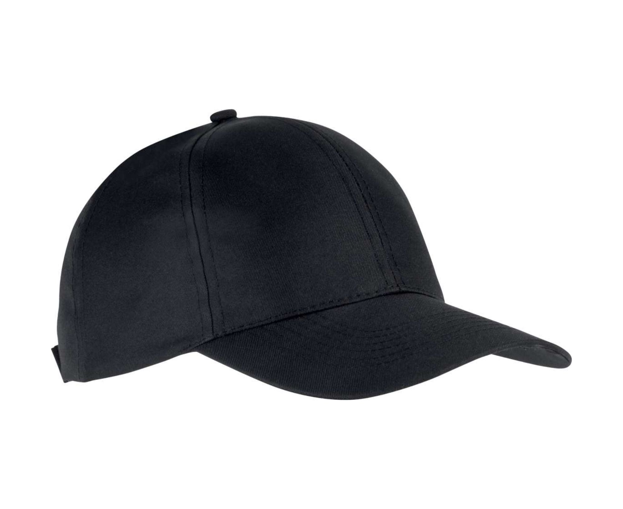 KP156 | Polyester Cap 6 Panels Black