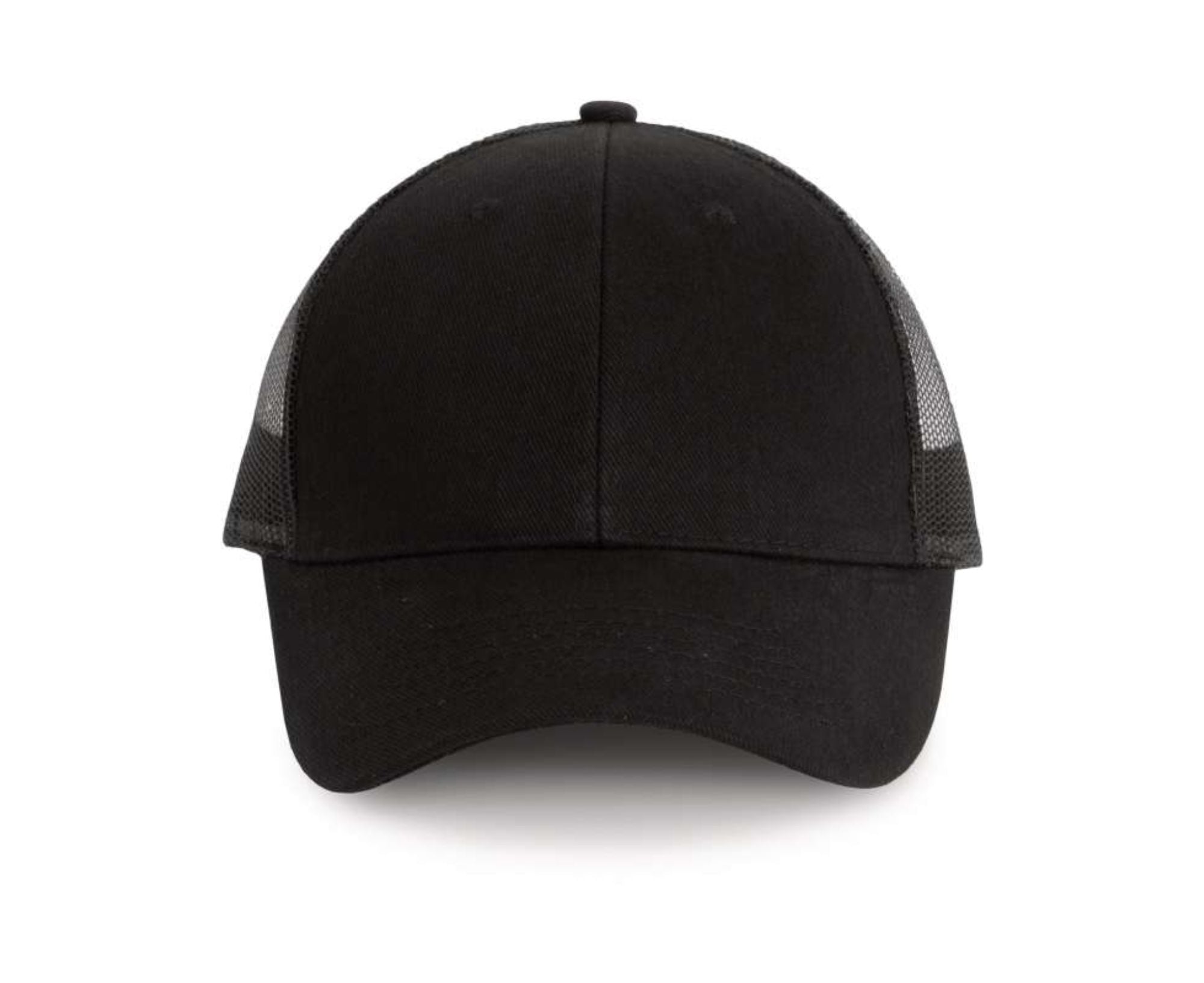 KP158 | 6 Panels Trucker Cap Black | Black