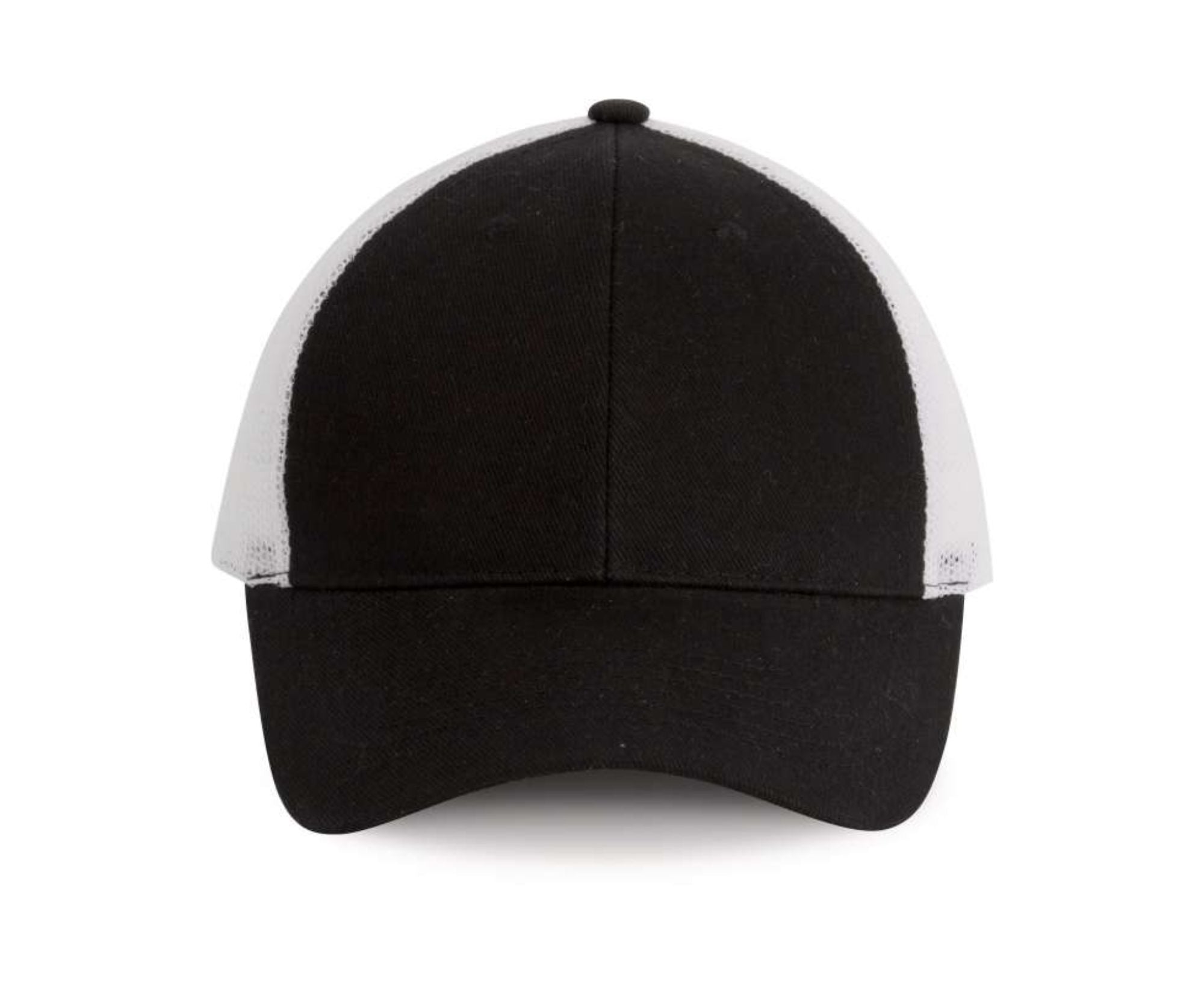 KP158 | 6 Panels Trucker Cap Black | White