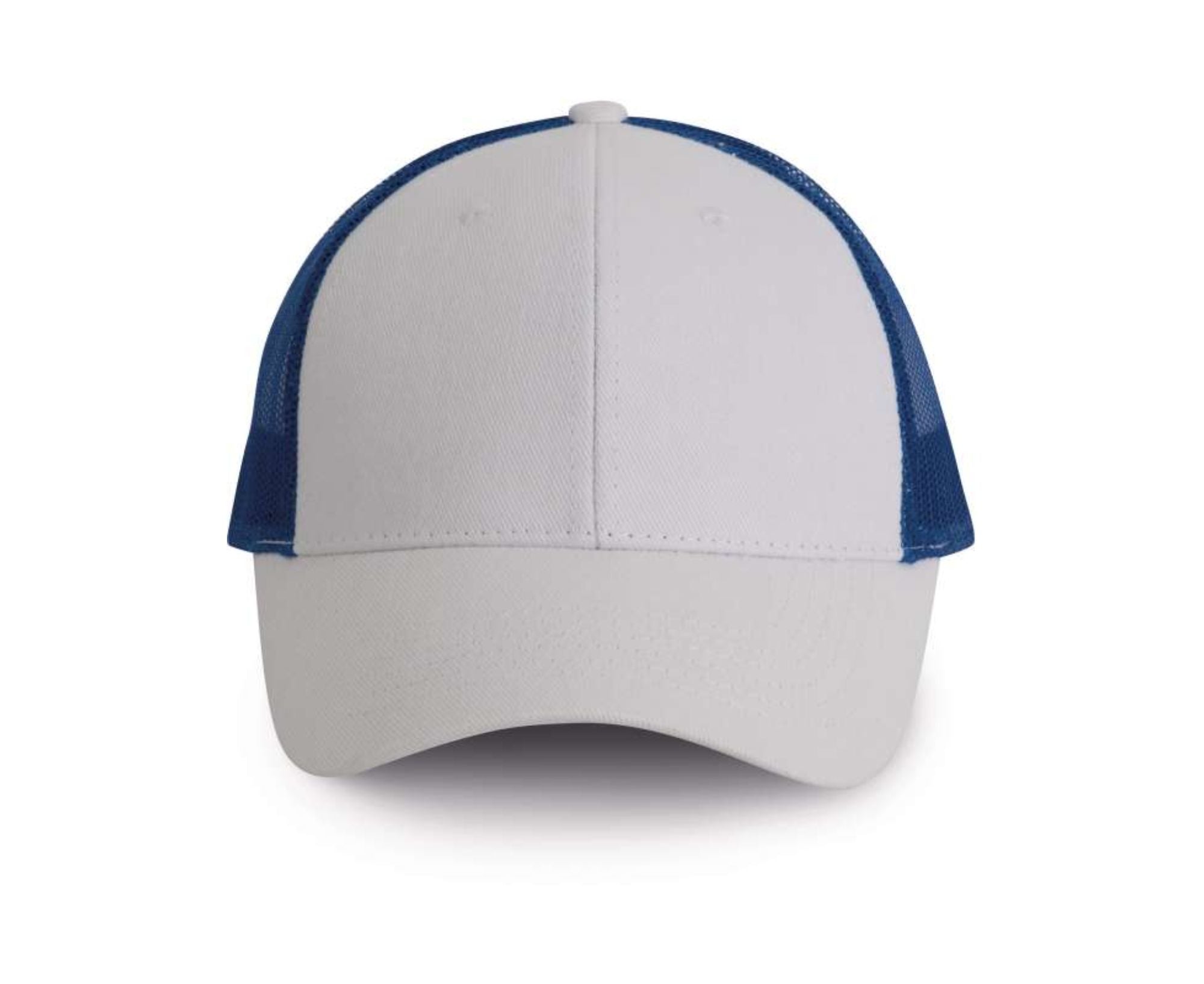 KP158 | 6 Panels Trucker Cap White | Royal Blue