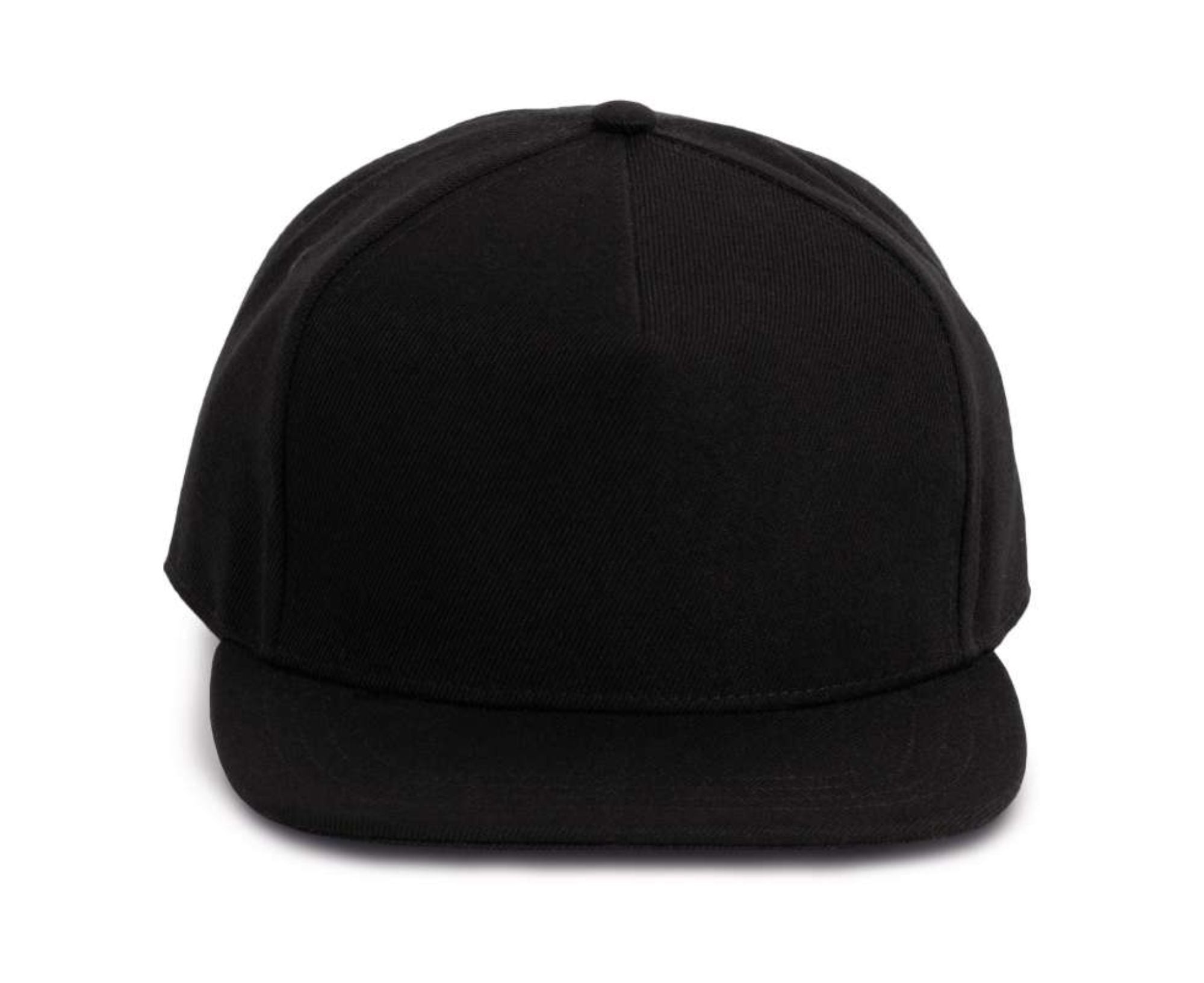 KP159 | 5 Panles Snapback Cap Black | Black