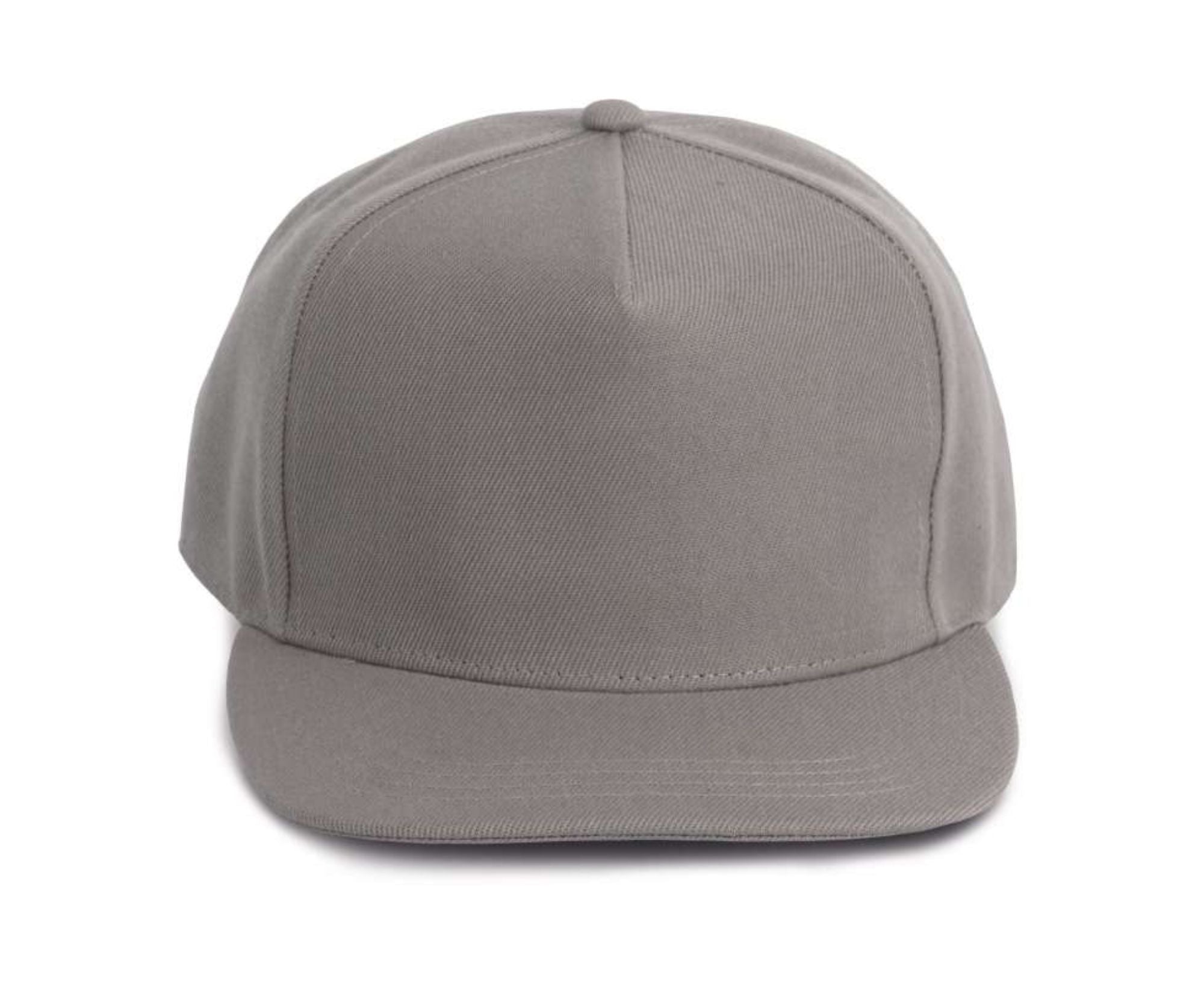 KP159 | 5 Panles Snapback Cap Light Grey | Light Grey