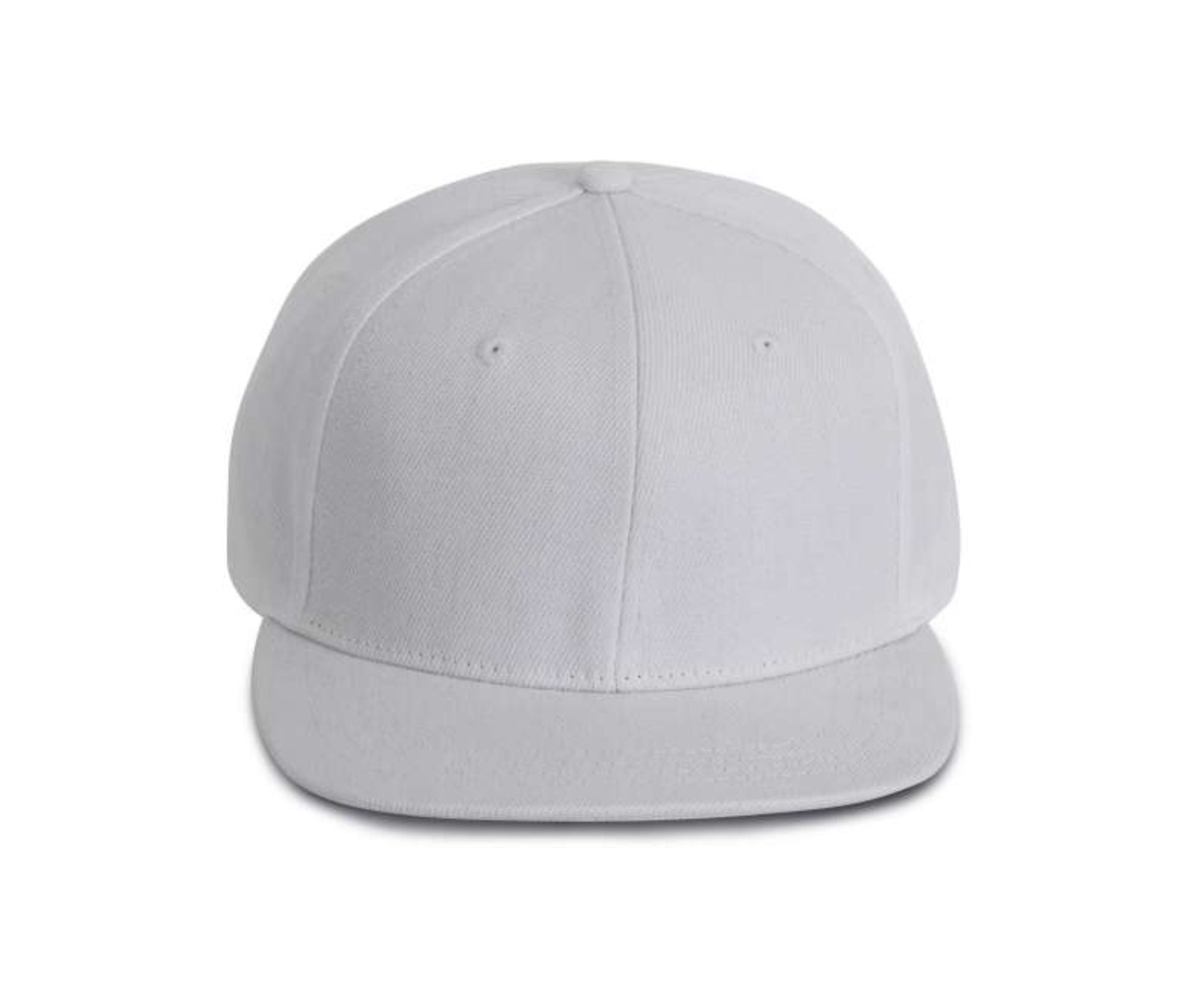 KP160 | 6 Panles Snapback Cap White | White