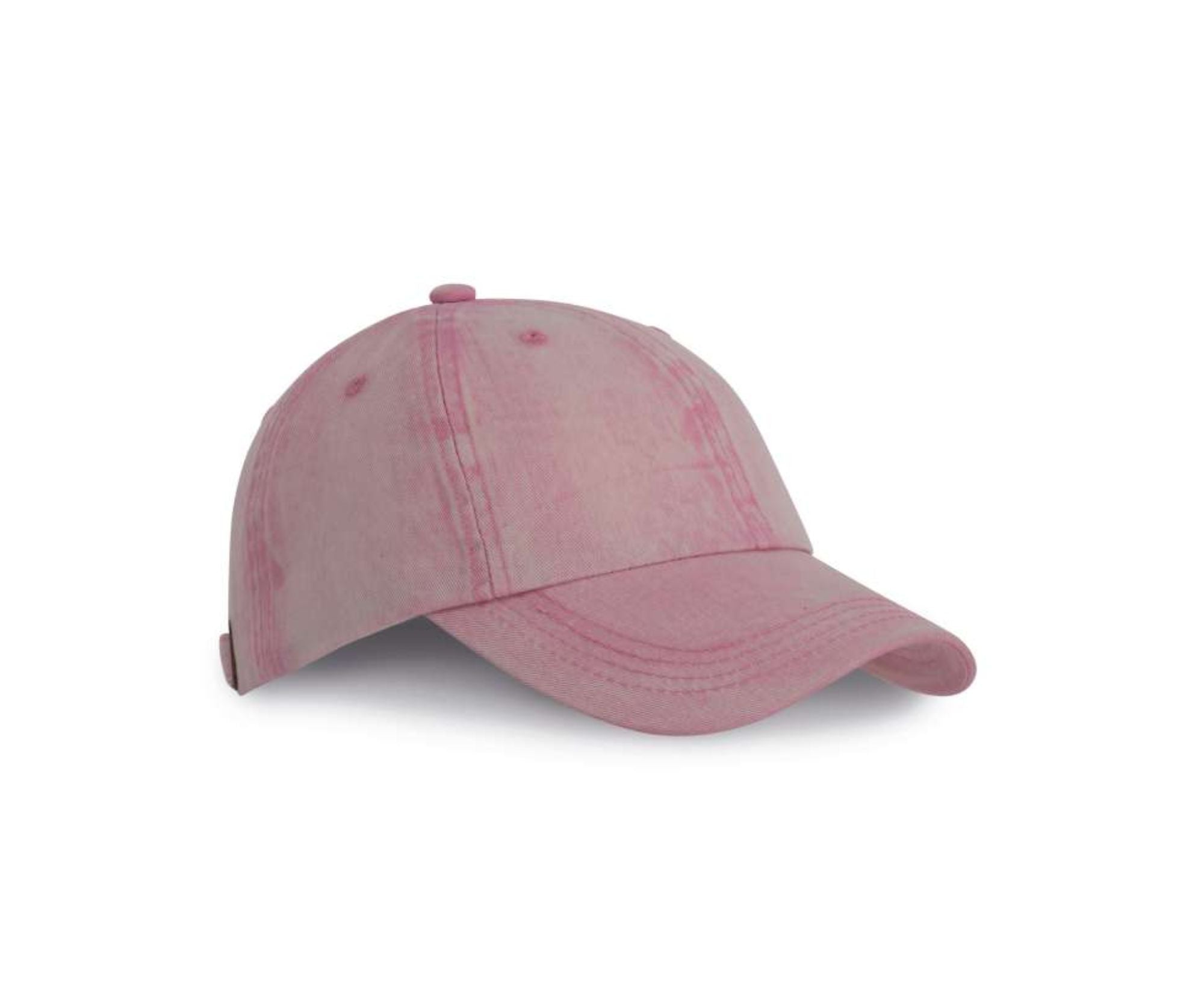 KP165 | Vintage 6 Panels Cap Washed Dark Pink