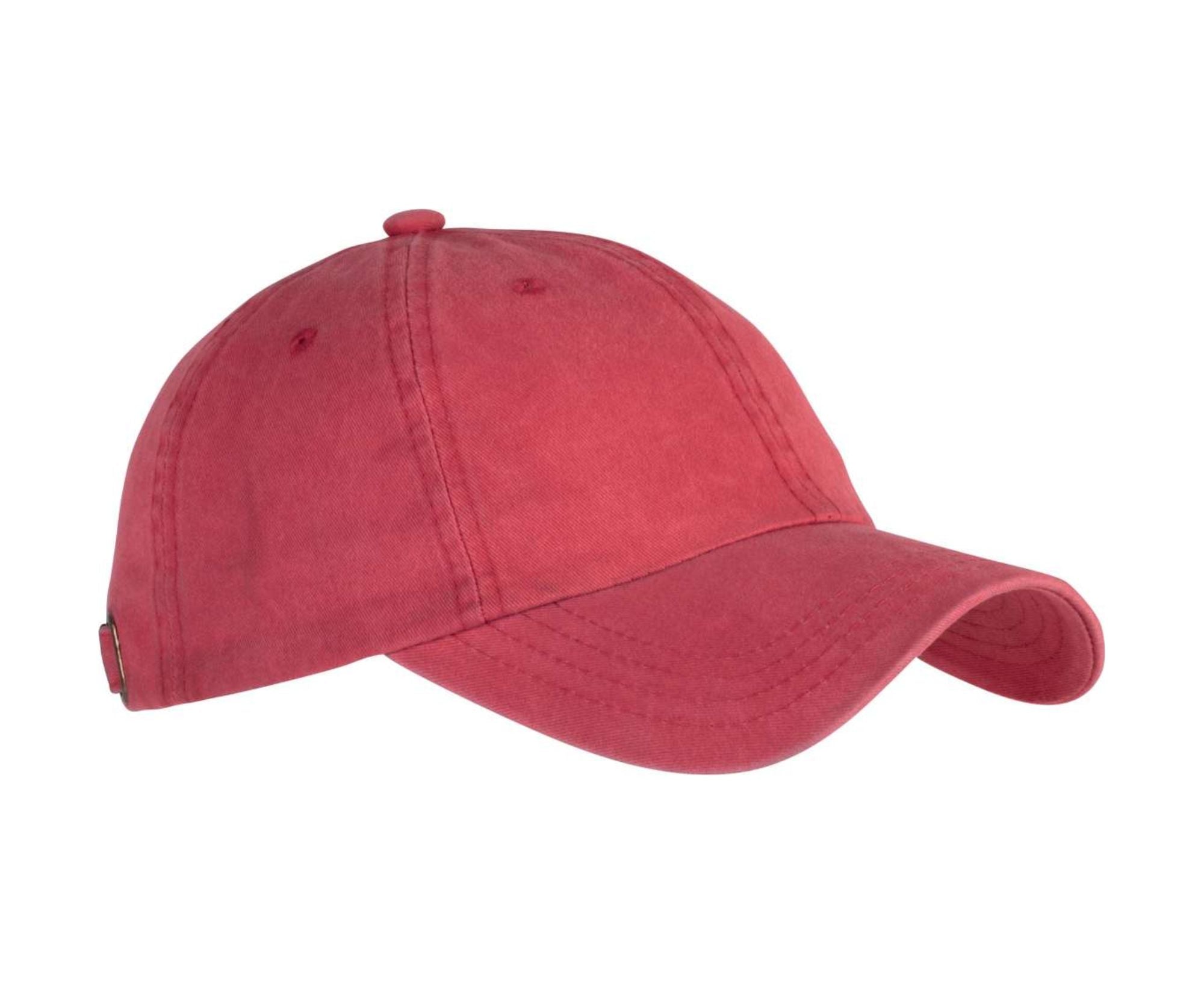 KP165 | Vintage 6 Panels Cap Washed Red