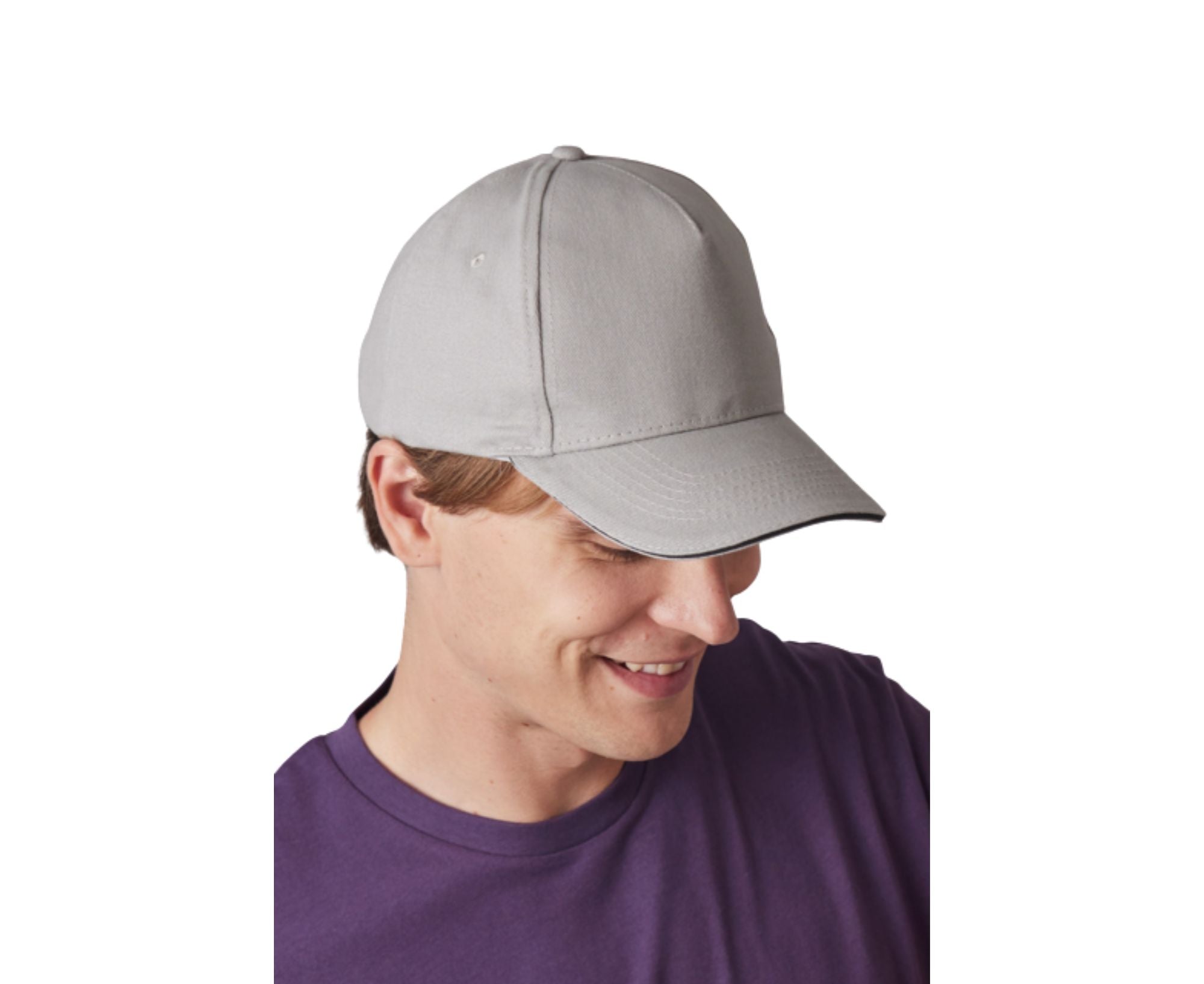 KP189 | 5 Panels Cotton Sandwich Cap
