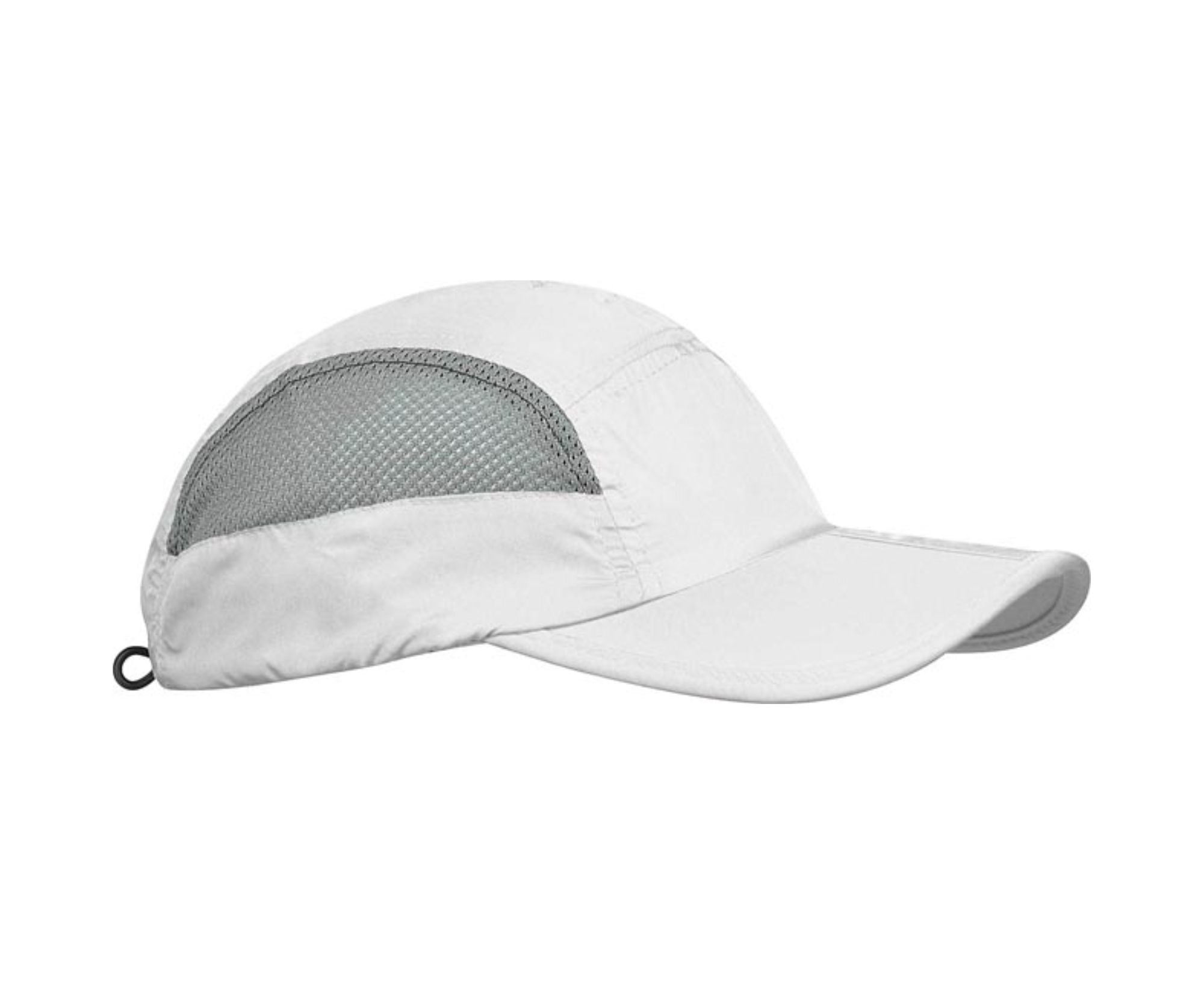 KP206 | Foldable Sport Cap White | Grey