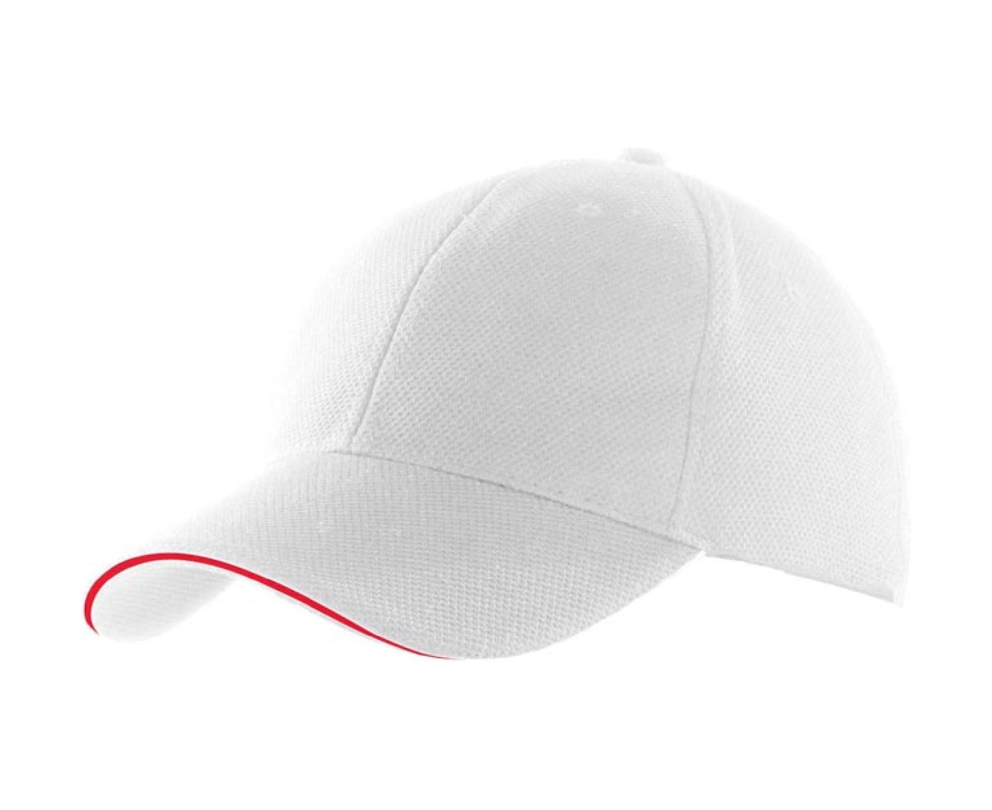 KP207 | Sports Cap White | Red