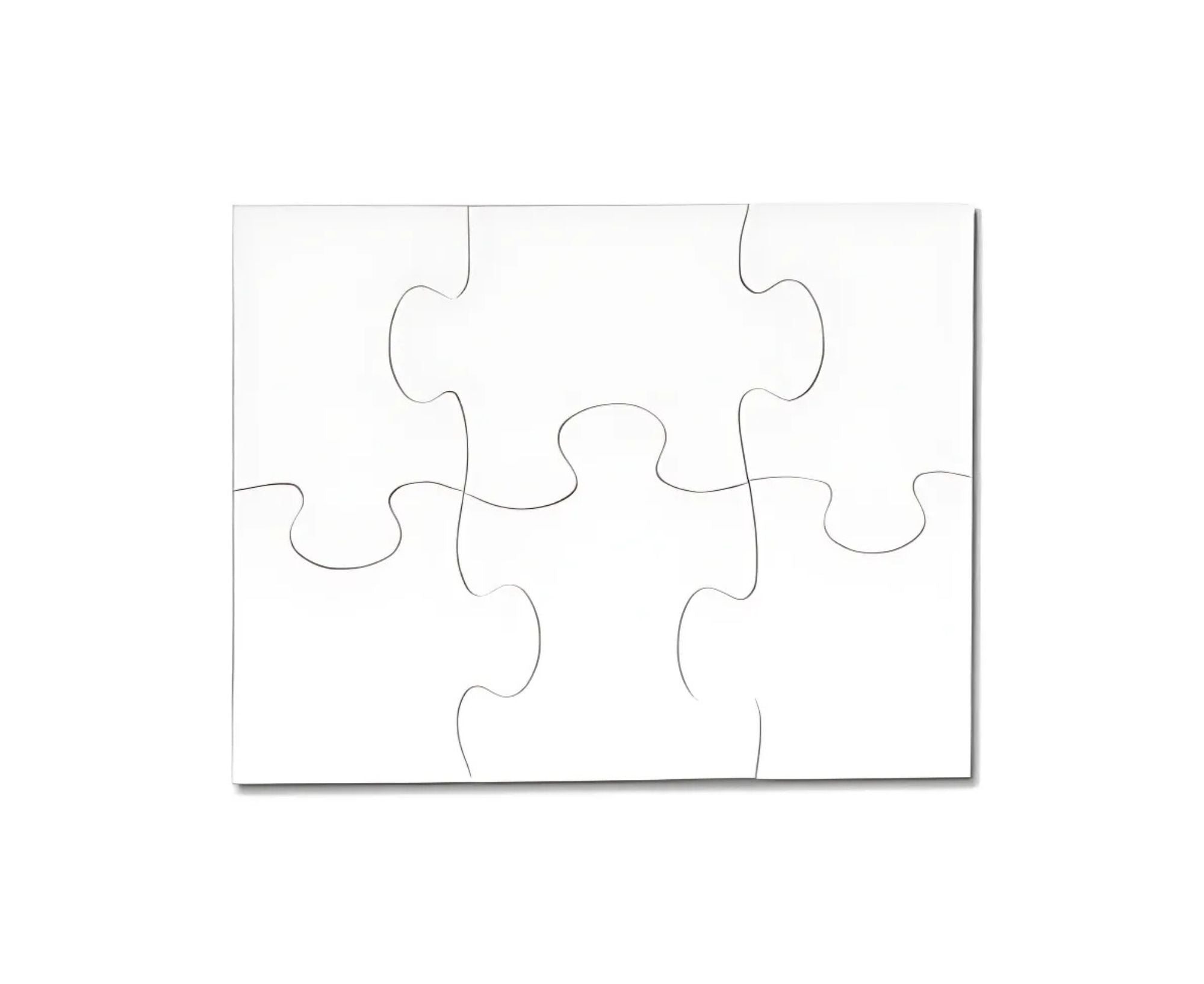 STKP6 | Kids Puzzle 6 pcs - 20x14 cm White