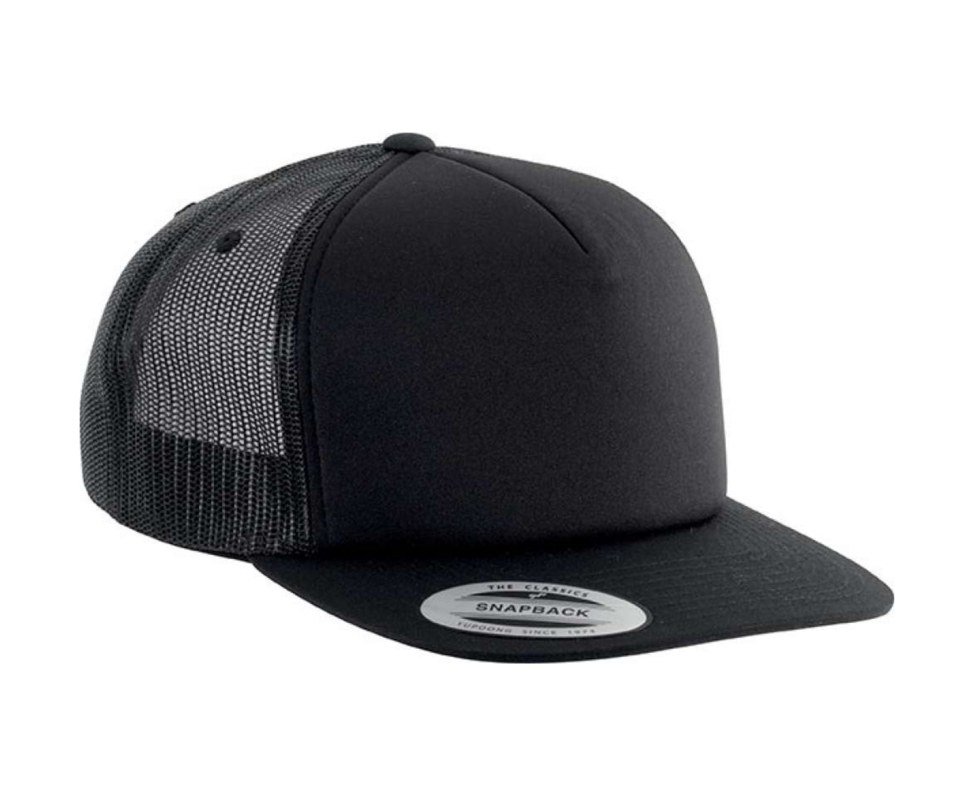 KP911 | Classic 5 Panels Trucker Cap Black | Black | Black