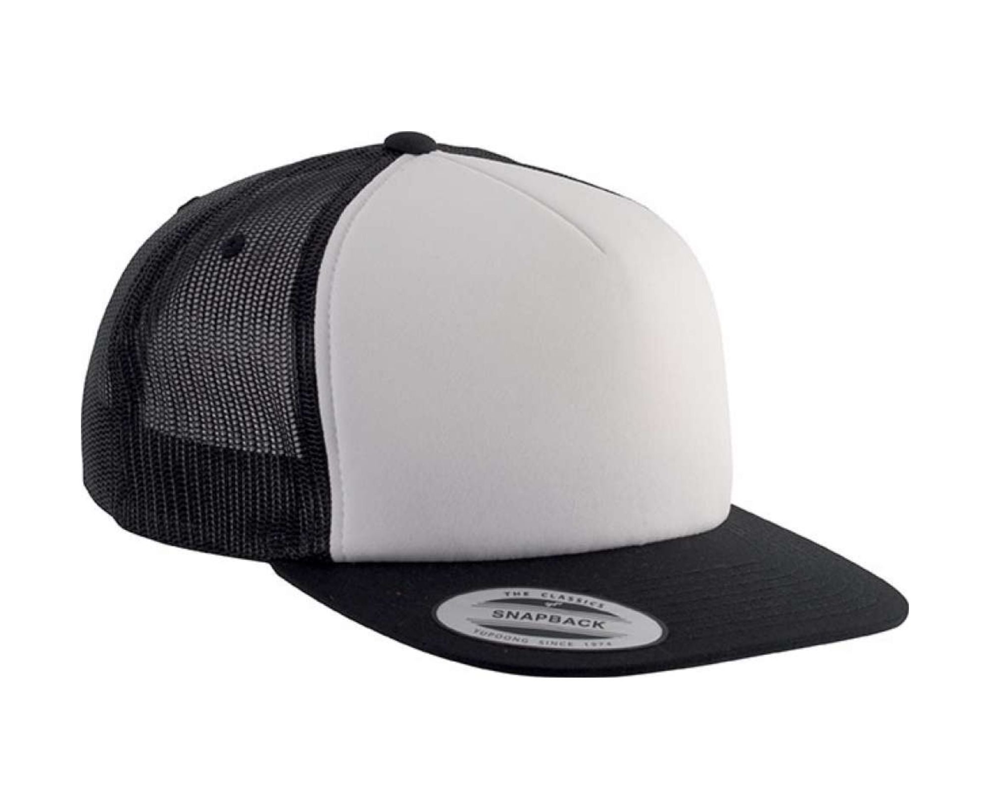 KP911 | Classic 5 Panels Trucker Cap Black | White | Black