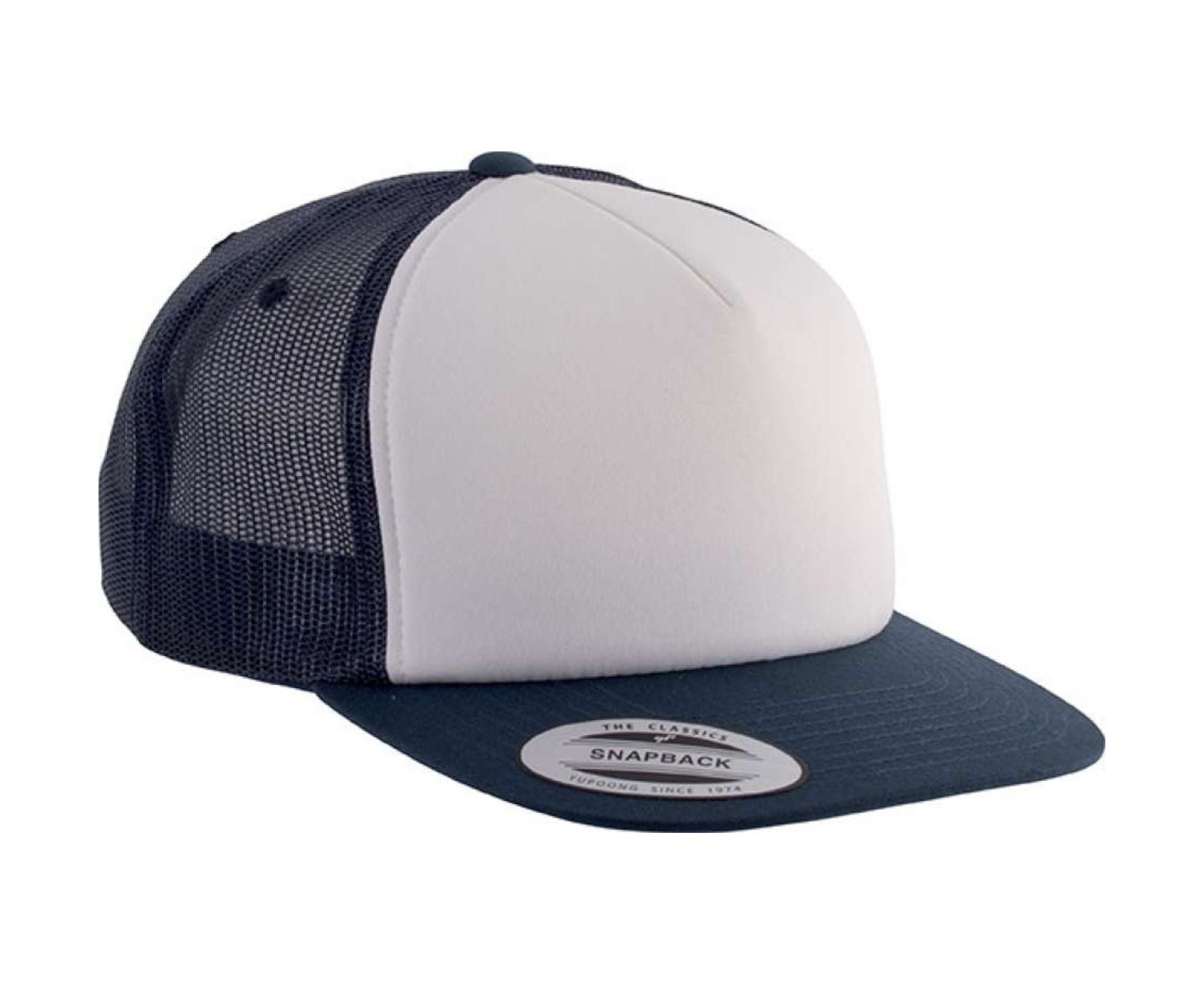 KP911 | Classic 5 Panels Trucker Cap Navy | White | Navy