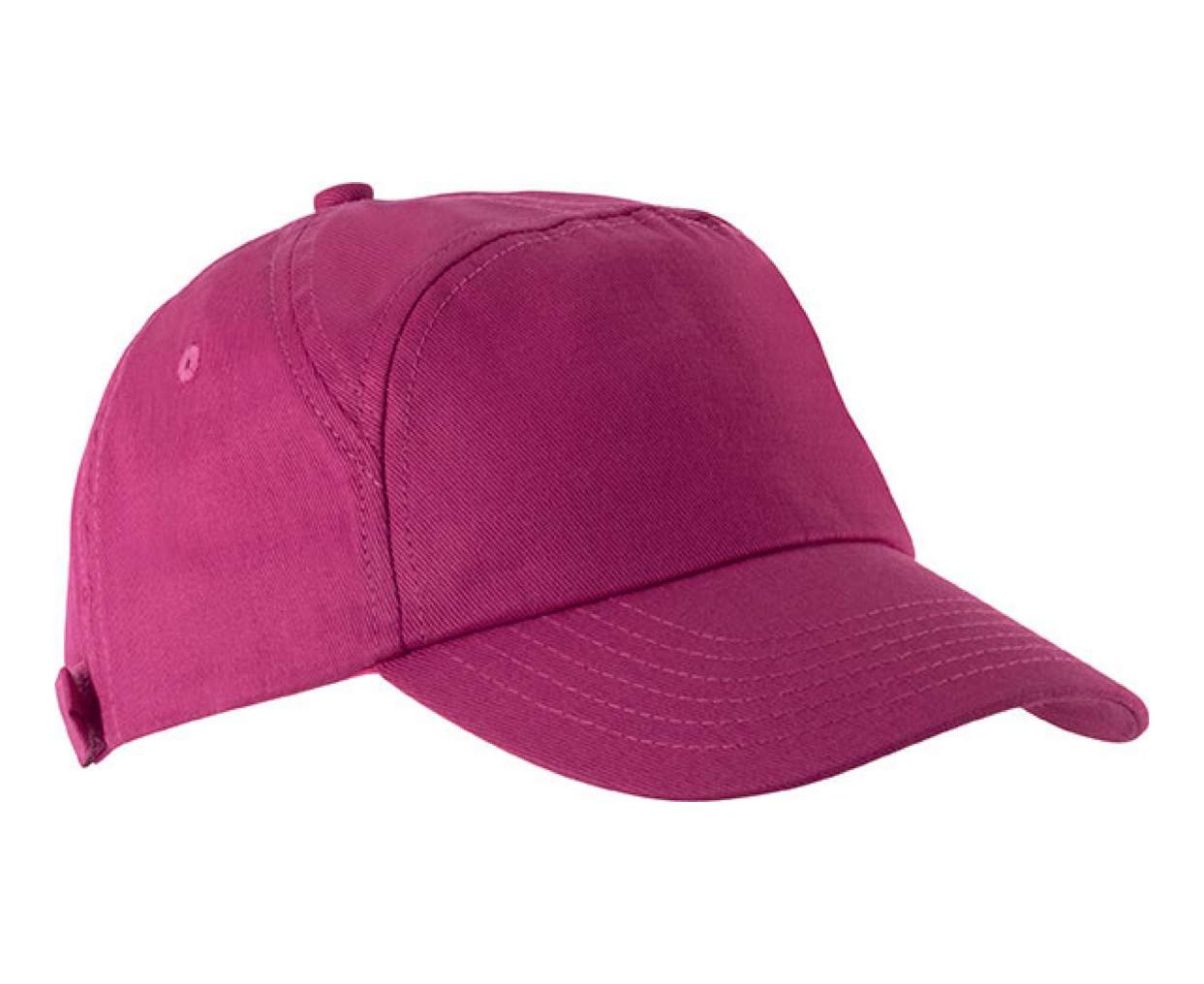 KP013 | Bahia 7-Panel Cotton Cap Fuchsia