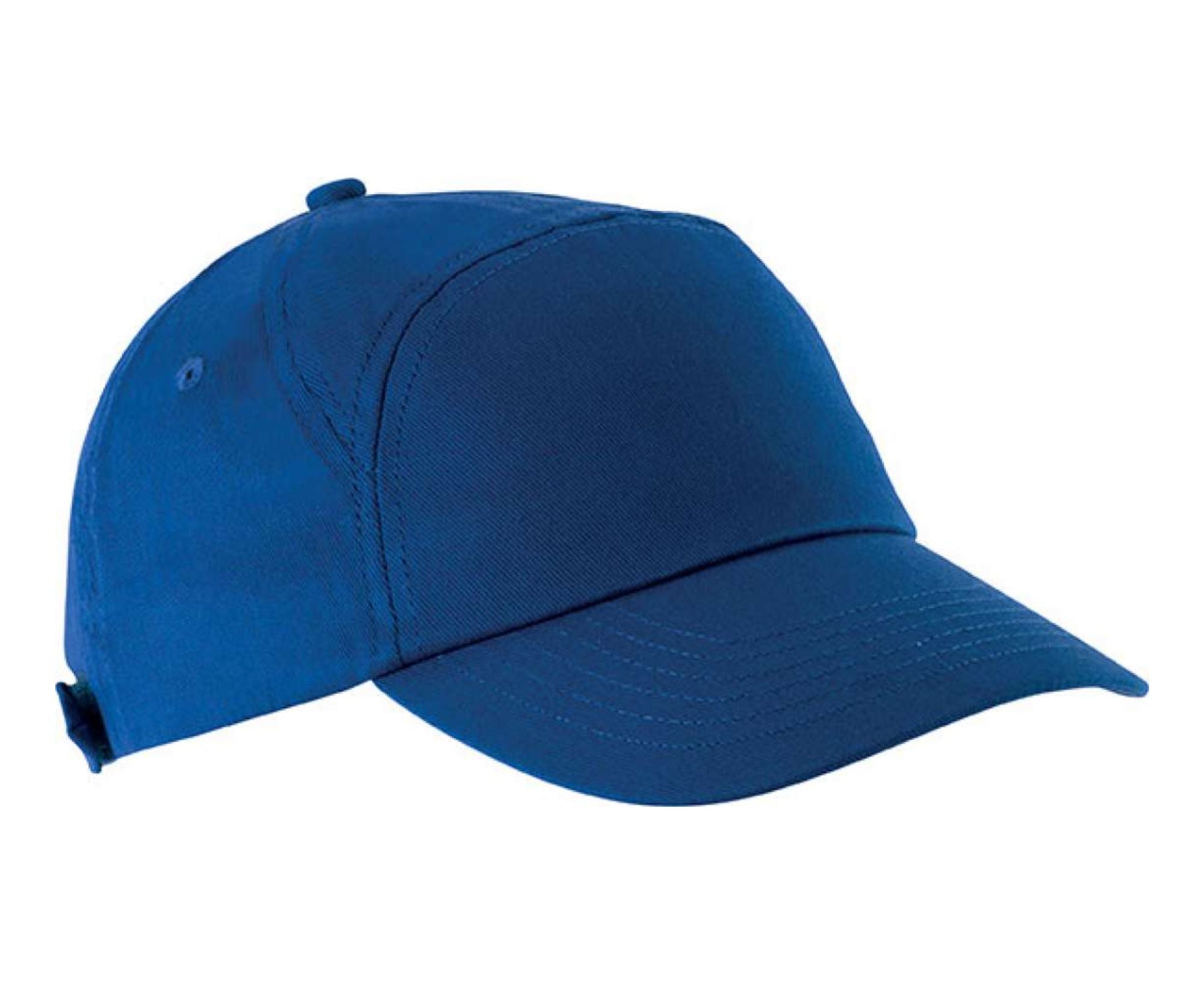 KP013 | Bahia 7-Panel Cotton Cap Royal Blue