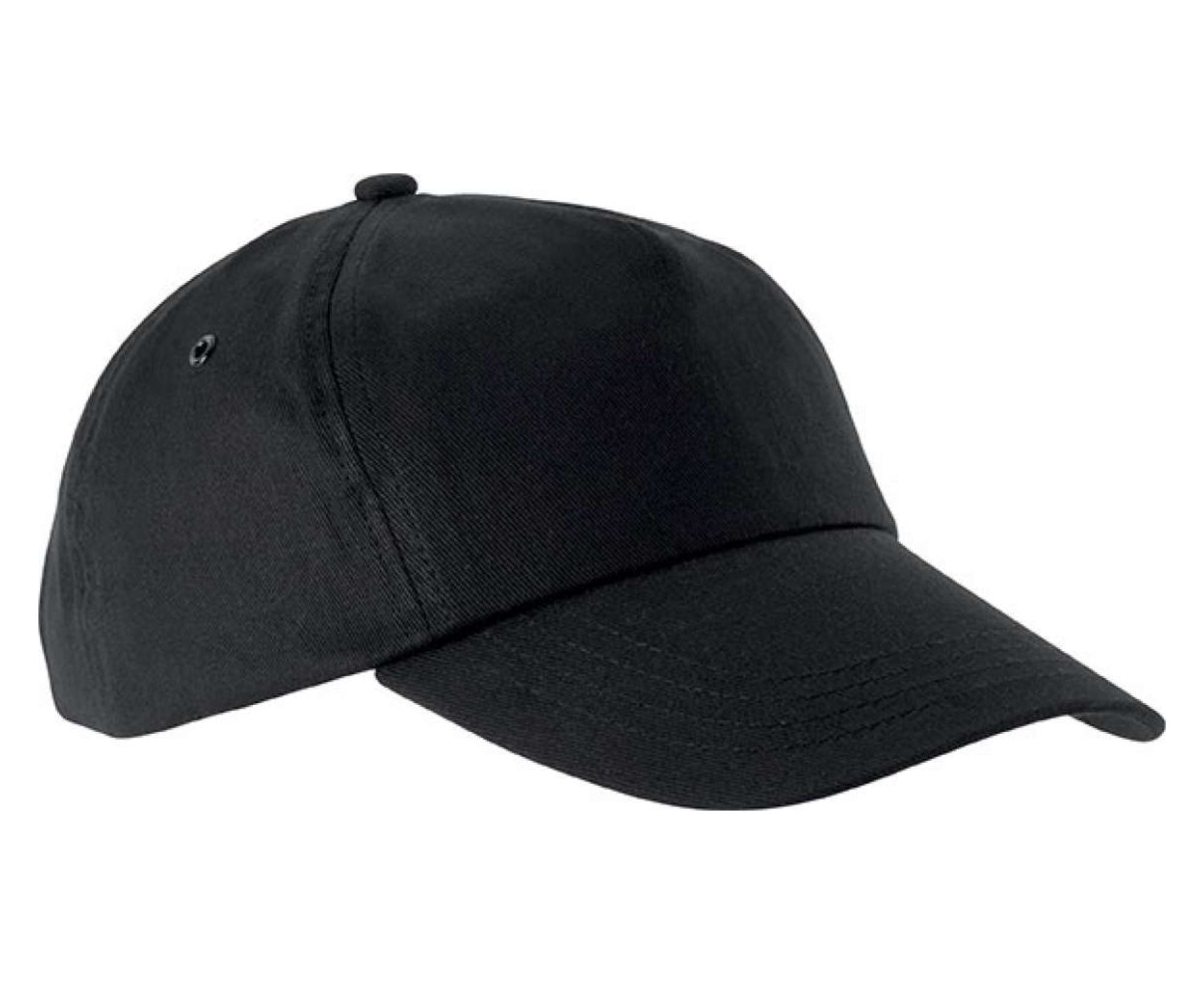 KP034 | First 5 Panel Cap Black