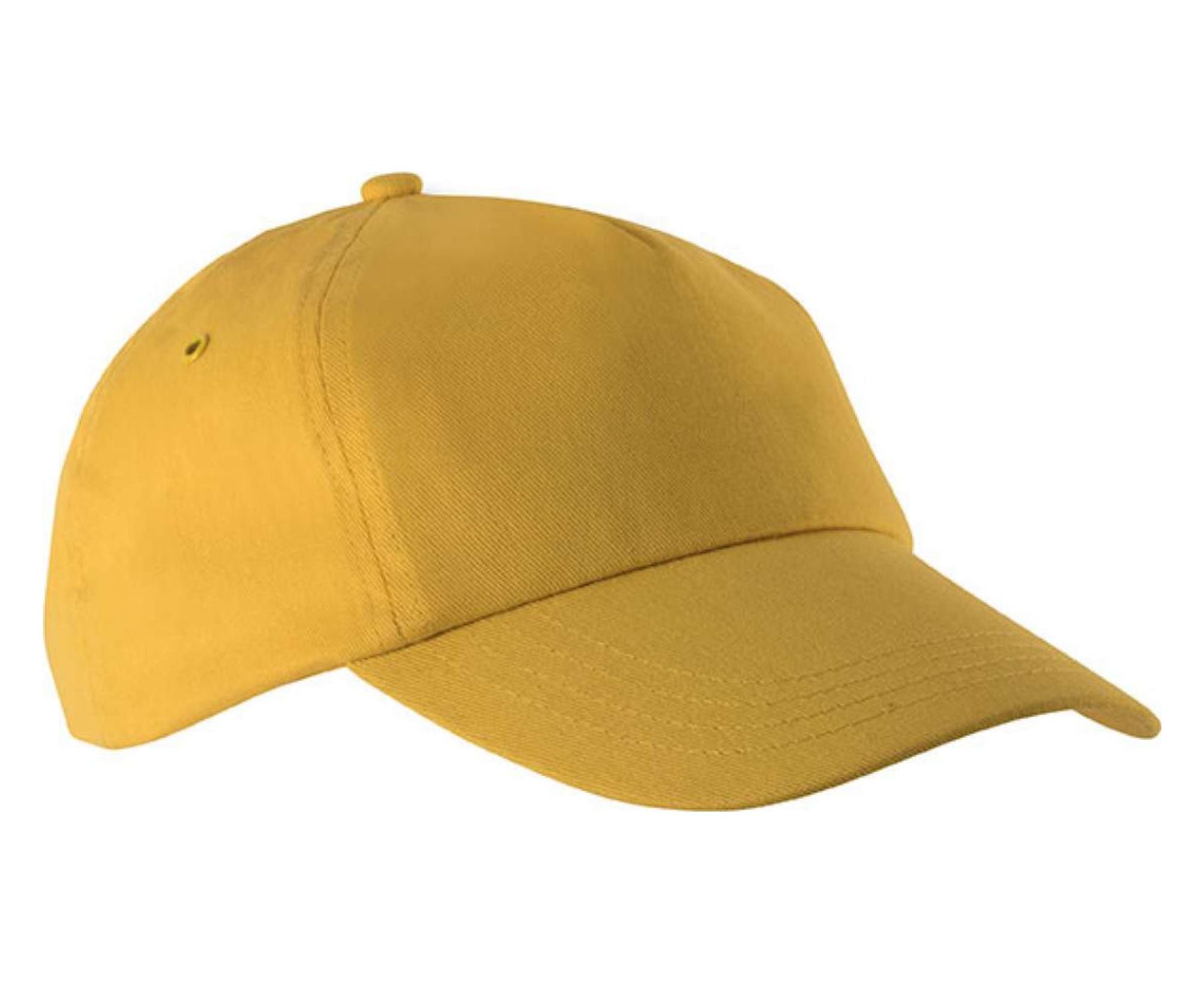 KP034 | First 5 Panel Cap Yellow