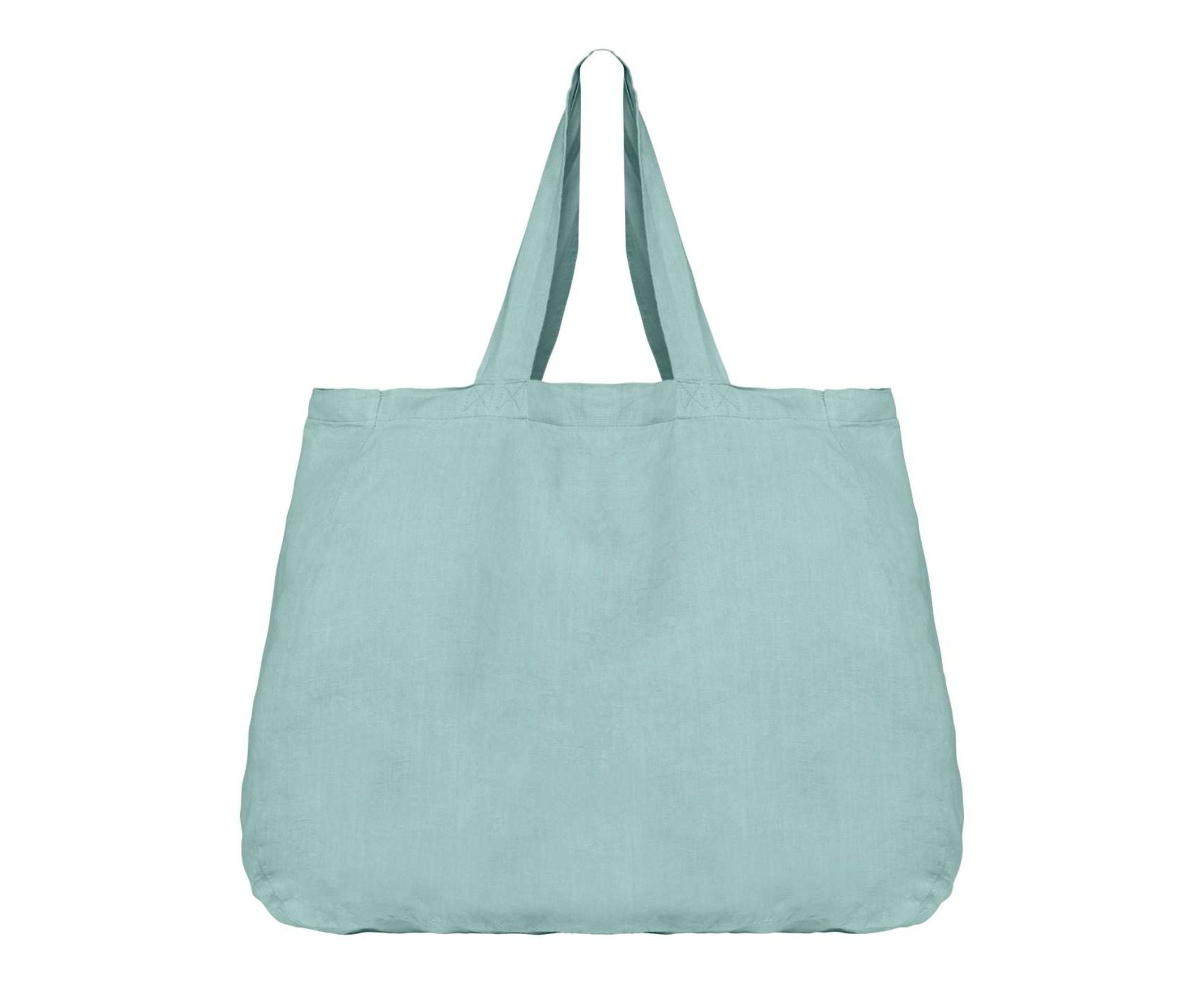 NS122 | Eco-Friendly Canvas Shopping Bag (31L) Jade Green
