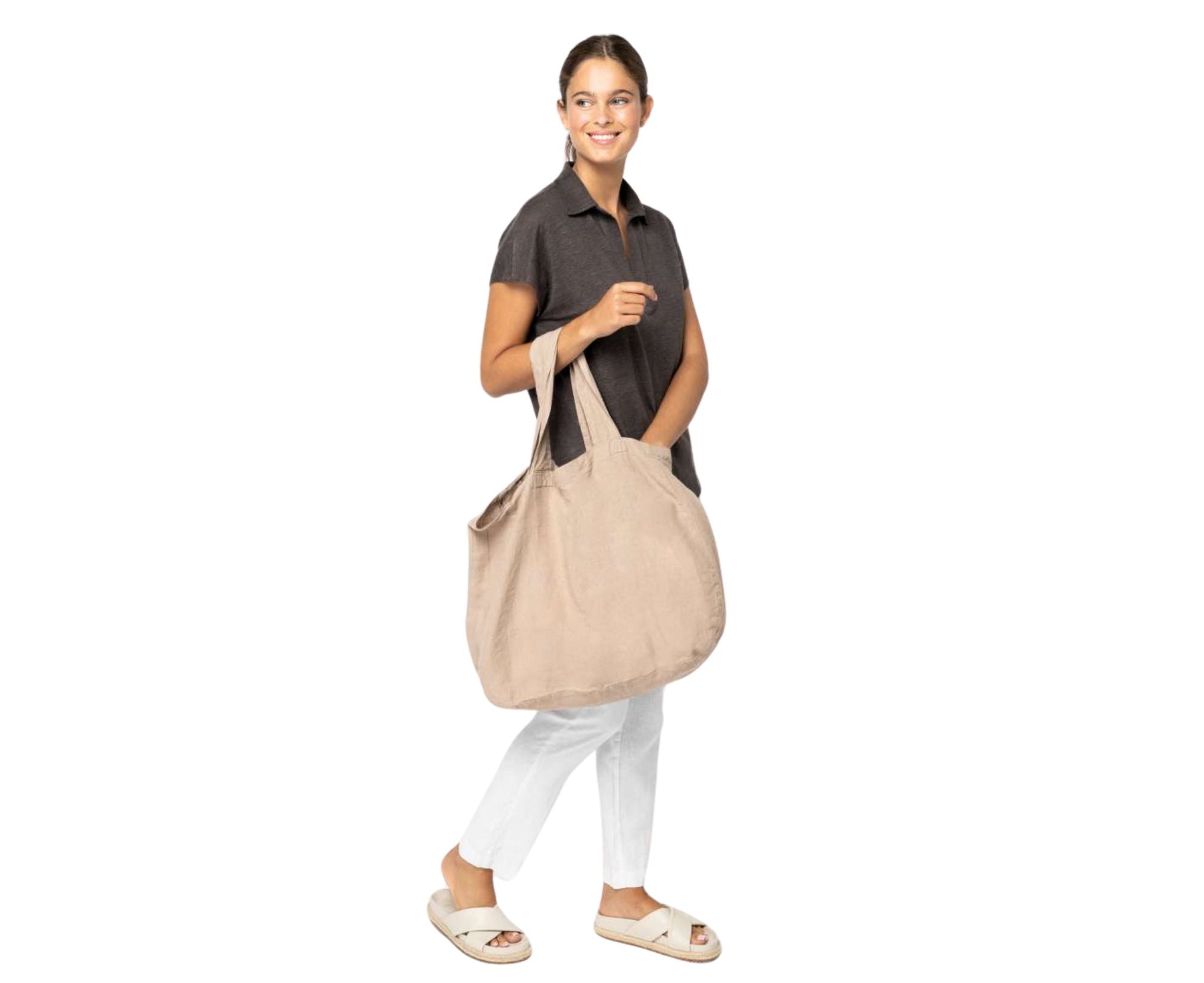 NS122 | Eco-Friendly Canvas Shopping Bag (31L)