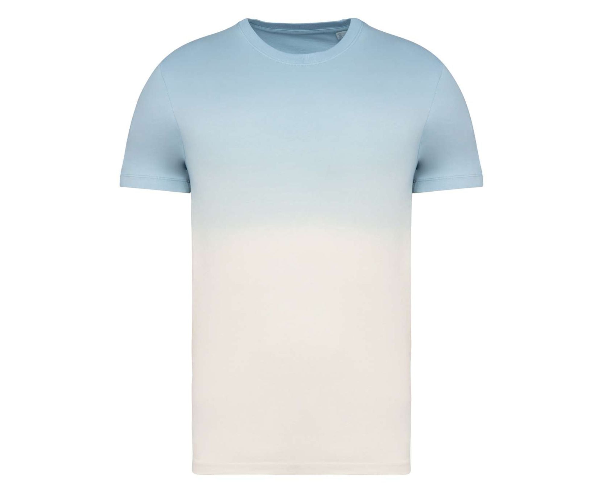 NS345 | Unisex Eco-Friendly Dip Dye T-Shirt Aquamarine