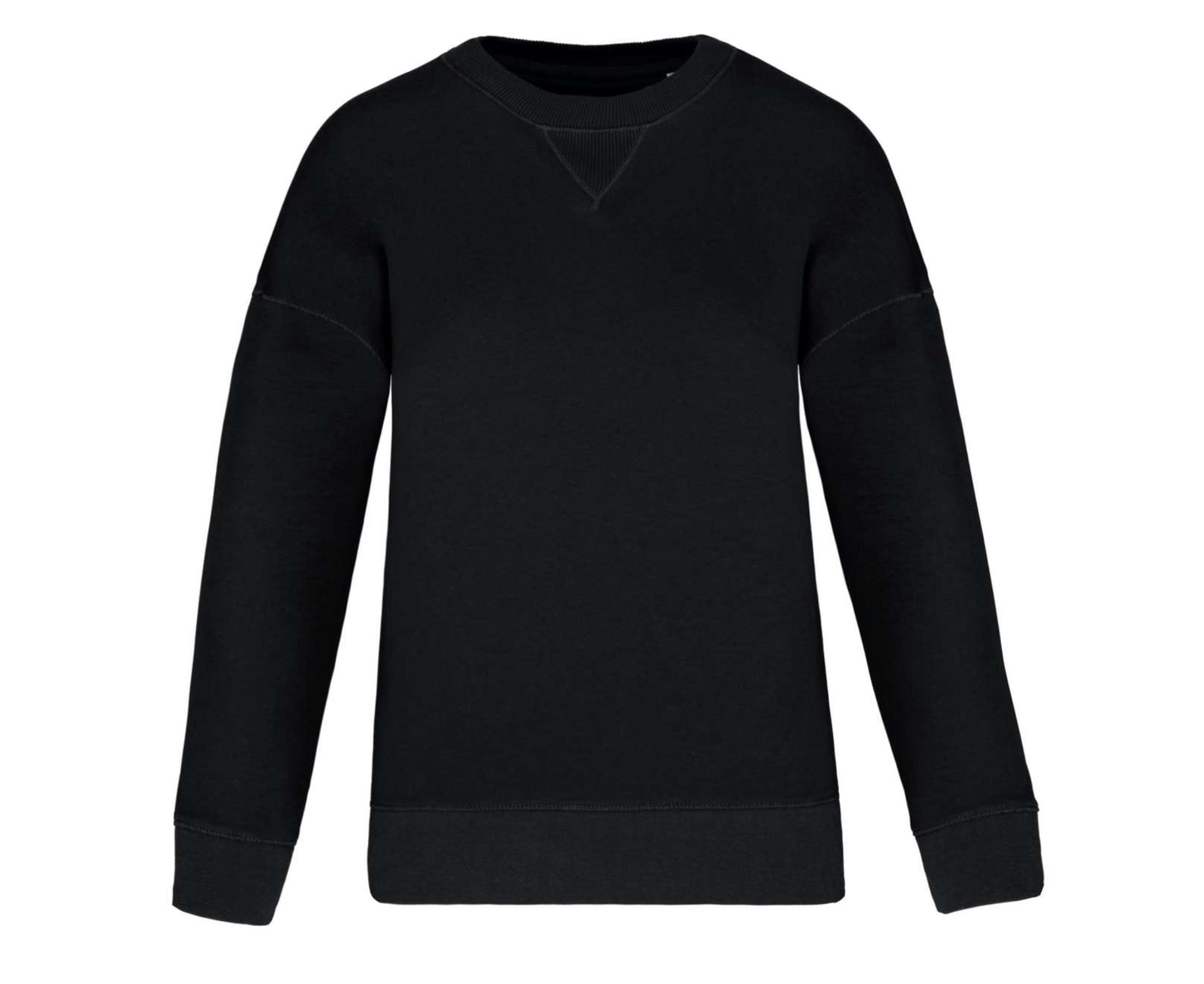 NS420 | Eco-Friendly Women's Dropped Shoulder Sweater Black