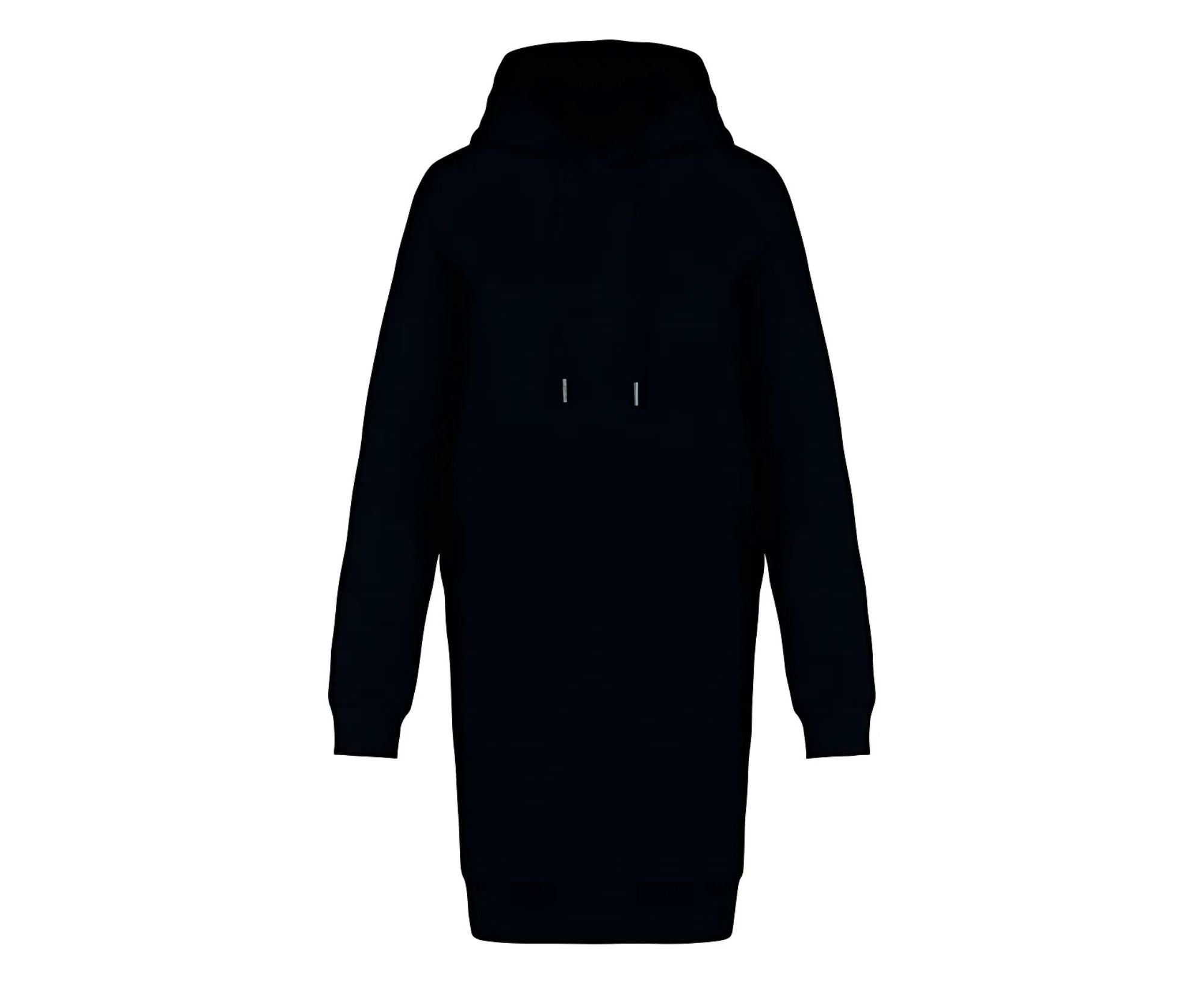 NS5005 | Women's Eco-Friendly Hoodie Dress Black