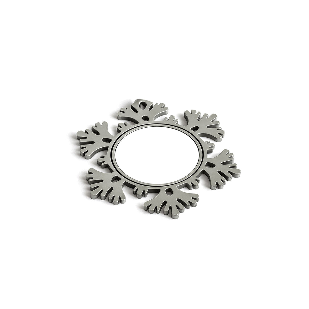 GPMSCO7.7 | Metal Snowflake Christmas Ornament 7.7 cm