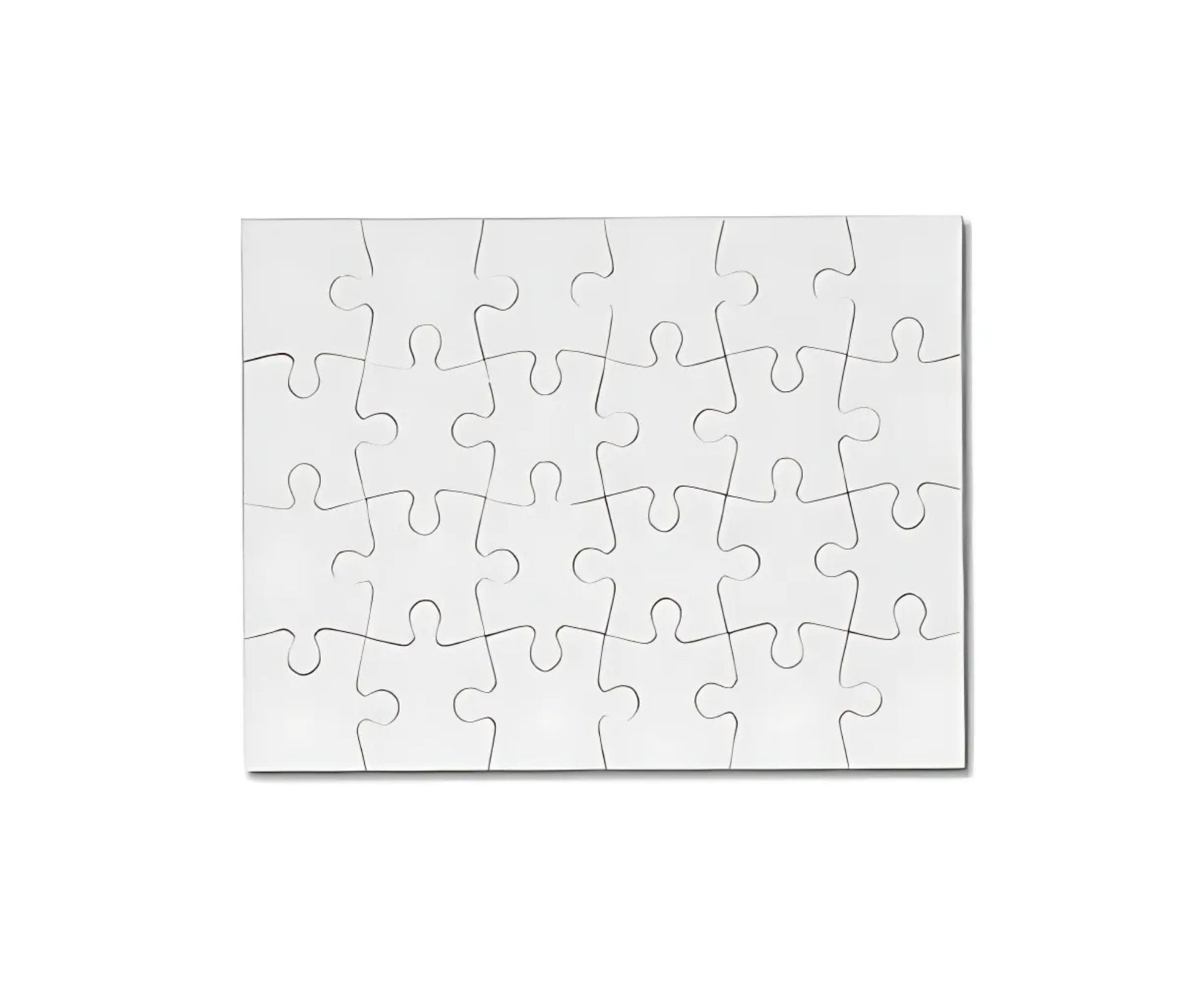 STSP24 | Subli Puzzle 24 pcs - 18x13 cm White