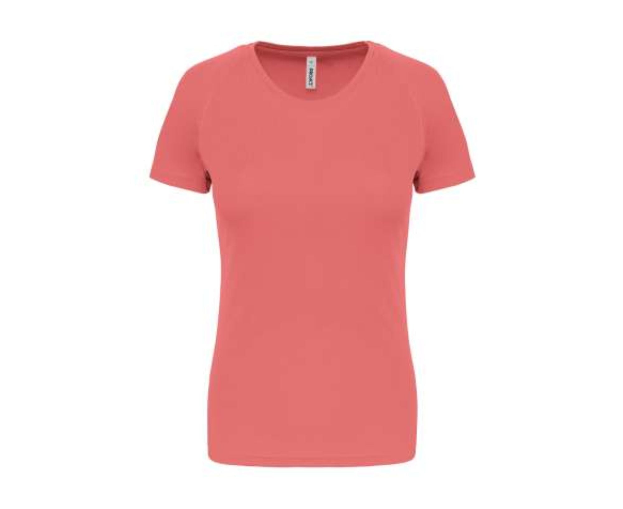 PA439 | Short Sleeved Ladies Sport T-Shirt Coral