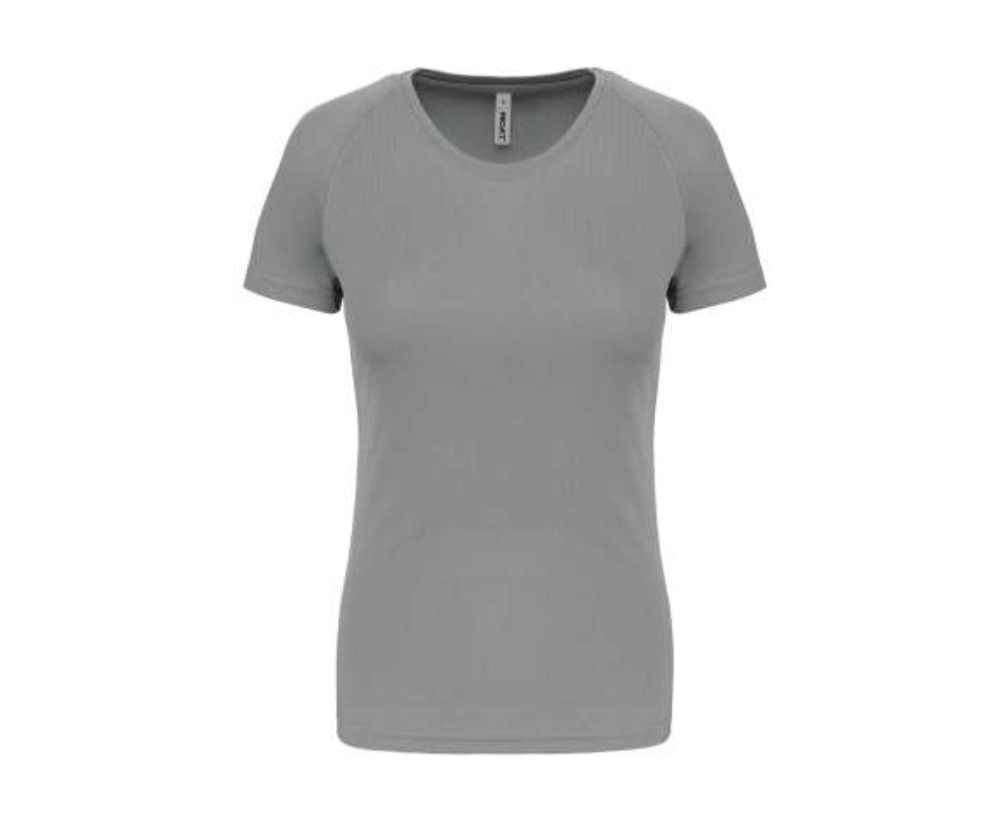 PA439 | Short Sleeved Ladies Sport T-Shirt Fine Grey
