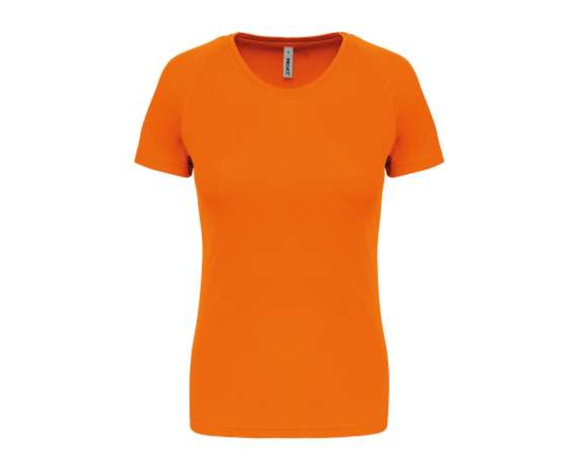 PA439 | Short Sleeved Ladies Sport T-Shirt Fluorescent Orange