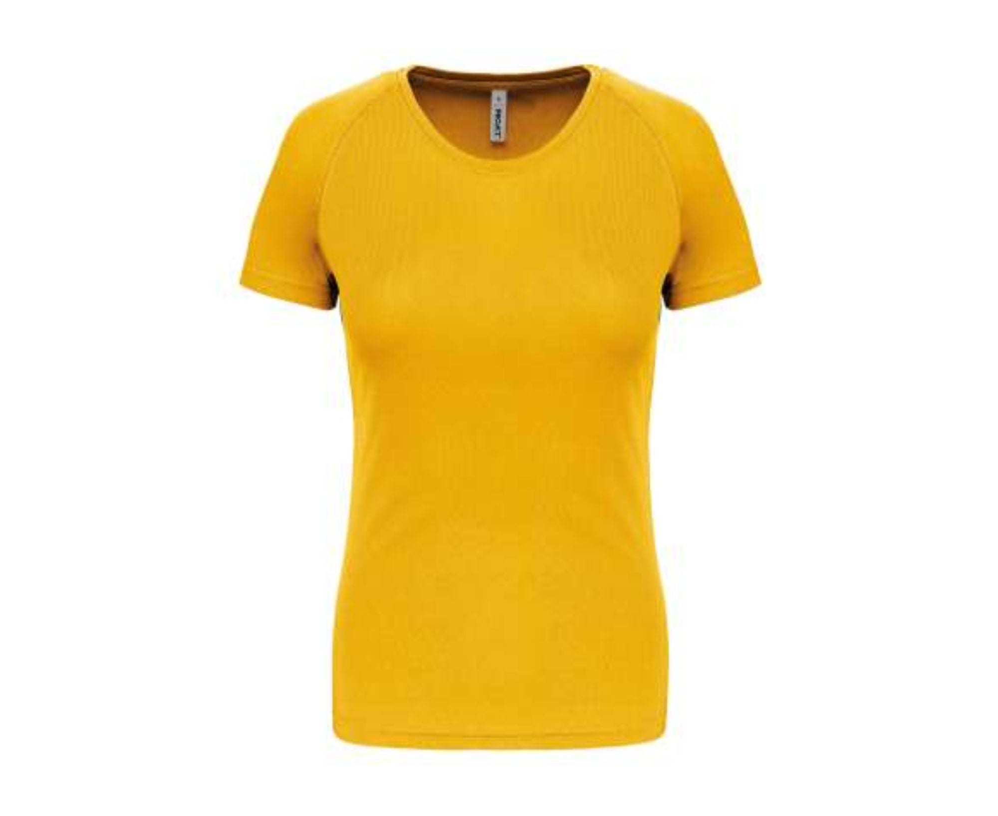 PA439 | Short Sleeved Ladies Sport T-Shirt True Yellow