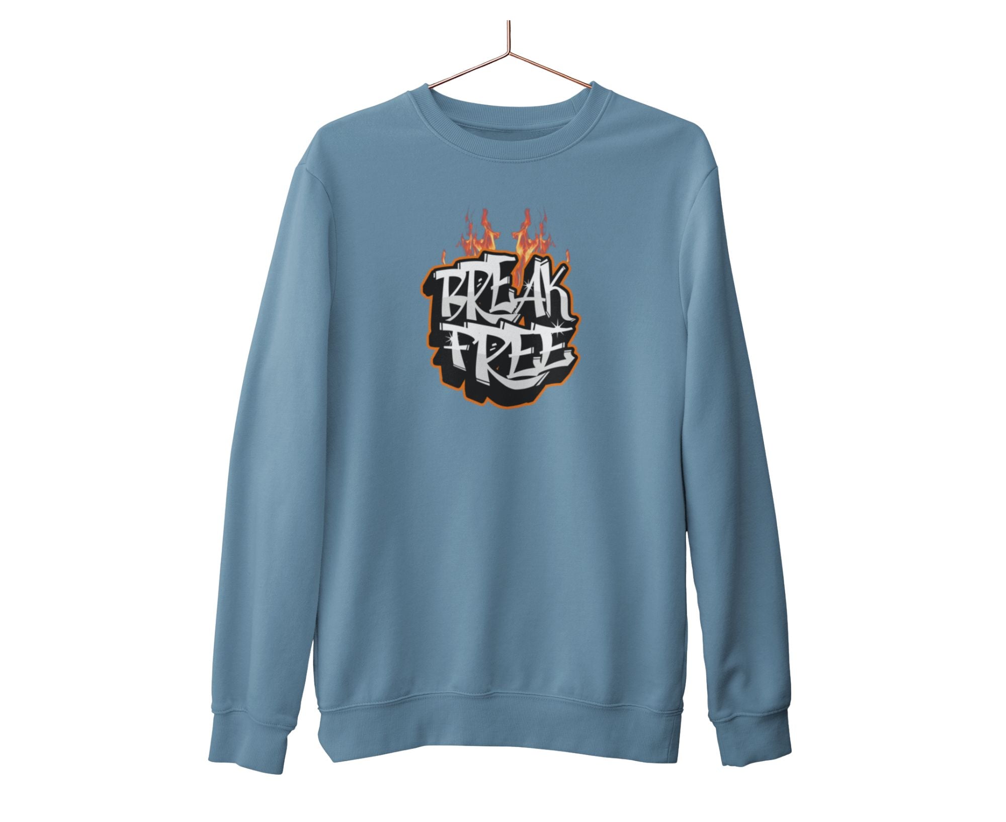 PBFSW | Break Free Sweatshirt Airforce Blue