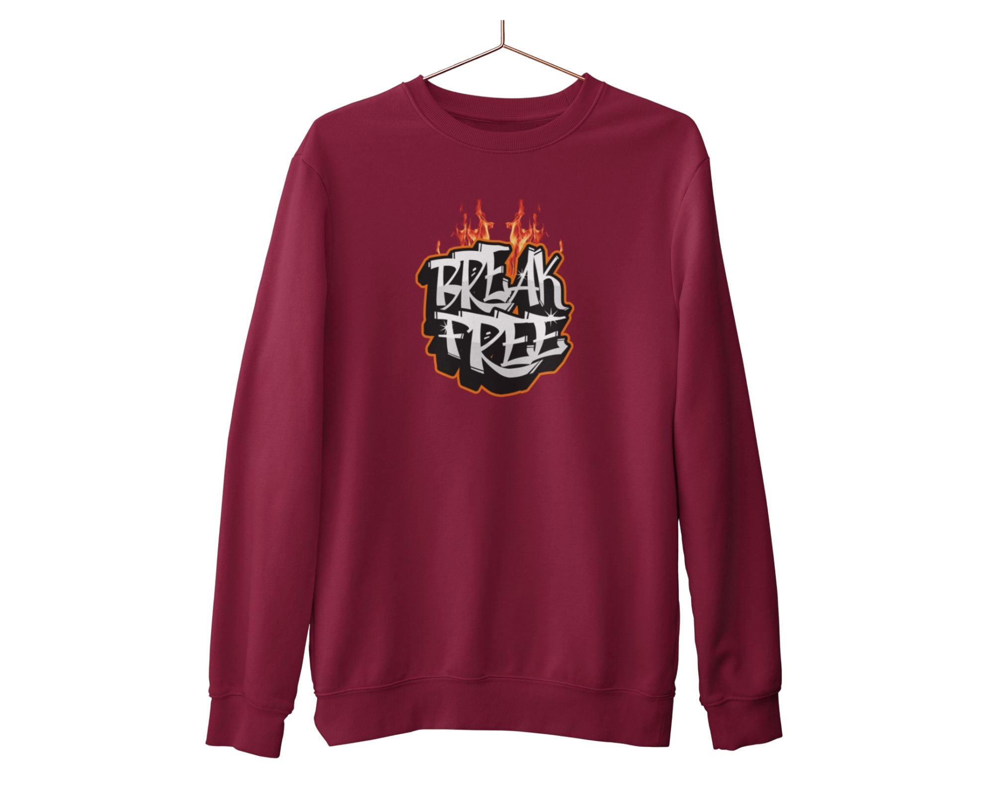 PBFSW | Break Free Sweatshirt Burgundy