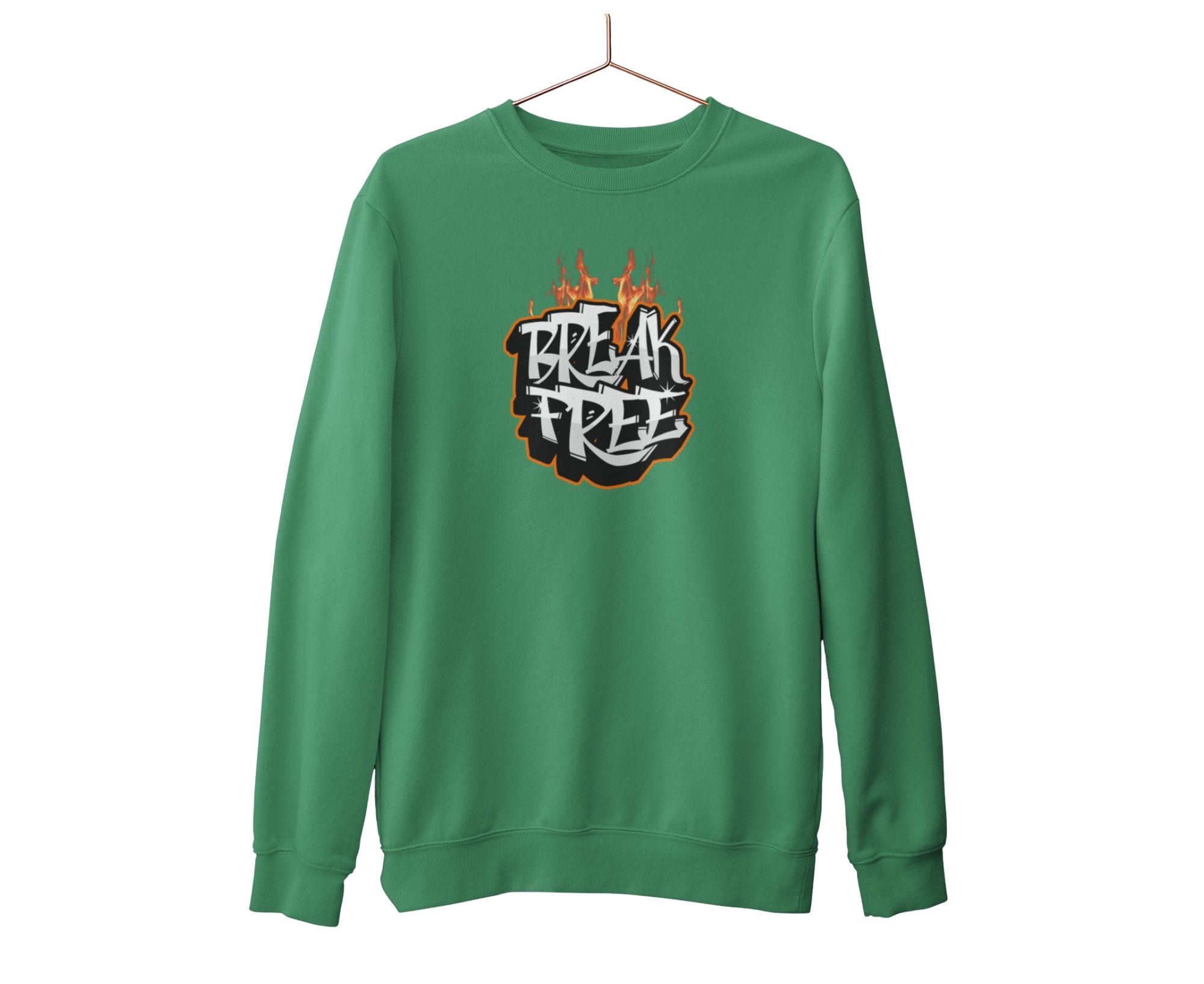 PBFSW | Break Free Sweatshirt Rainforest Green