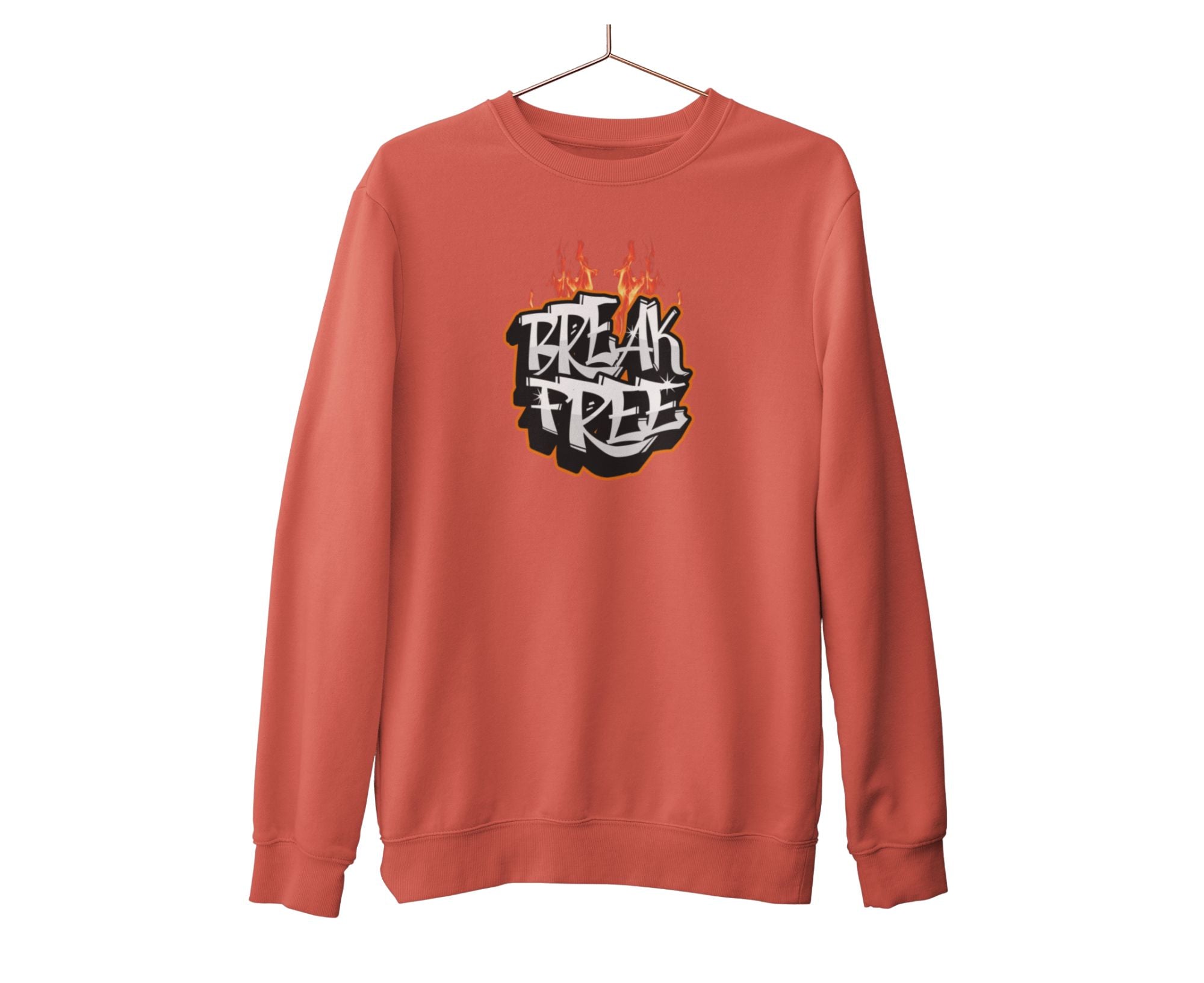 PBFSW | Break Free Sweatshirt Red Hot Chilli