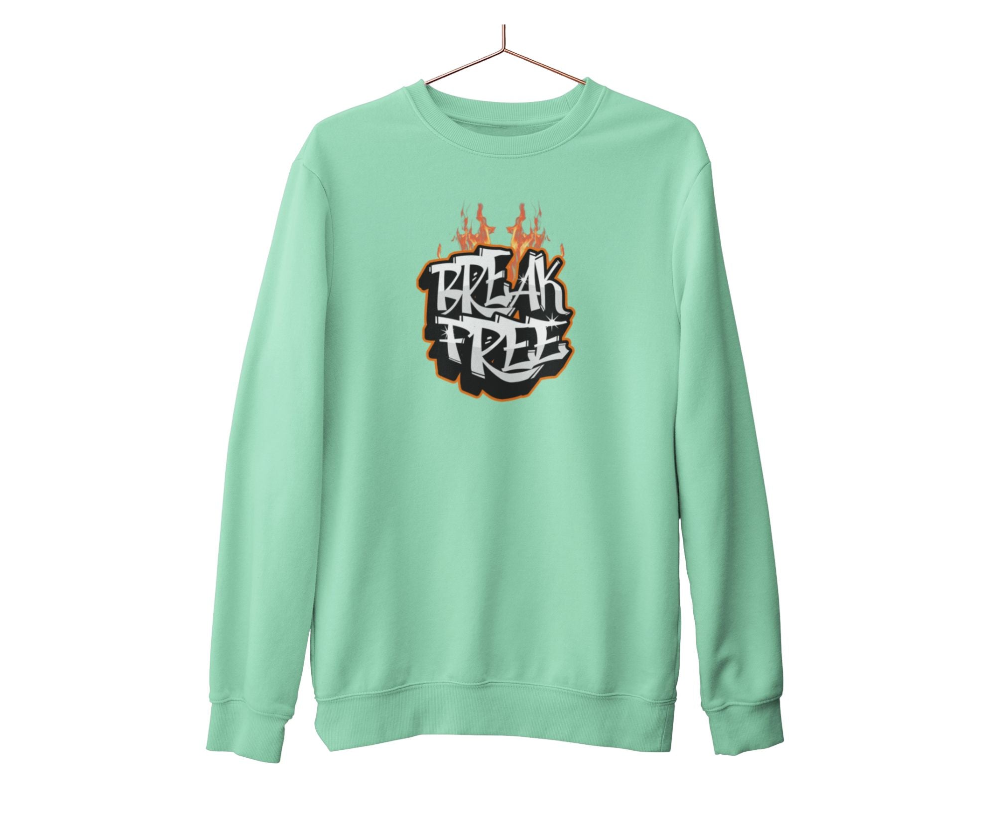 PBFSW | Break Free Sweatshirt Seafoam