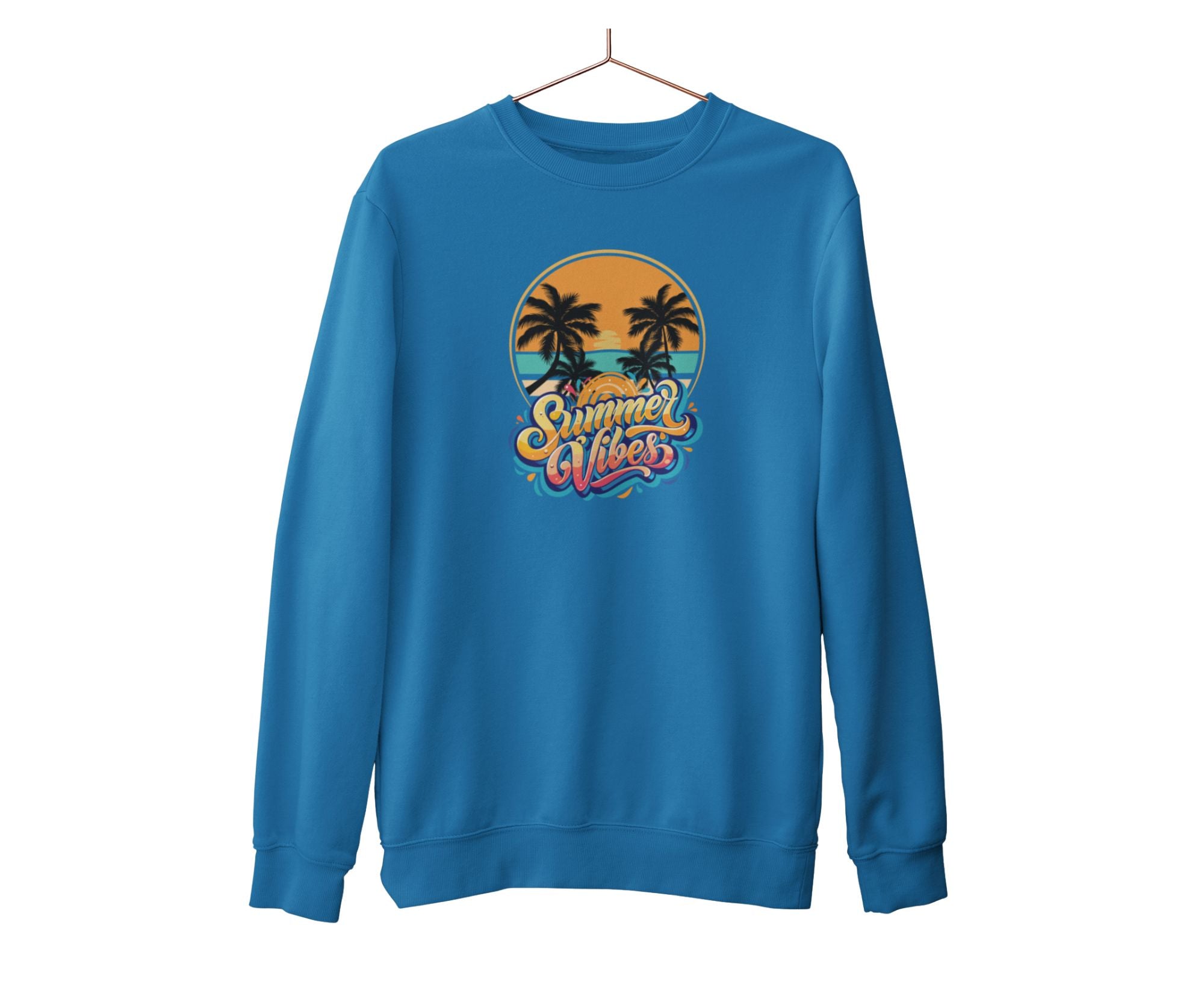 PSVSW | Summer Vibes Sweatshirt Hawaiian Blue