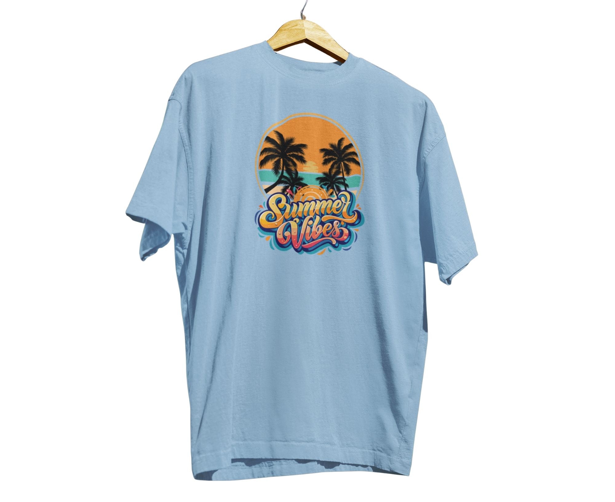 PSVT | Summer Vibes T-Shirt Light Blue
