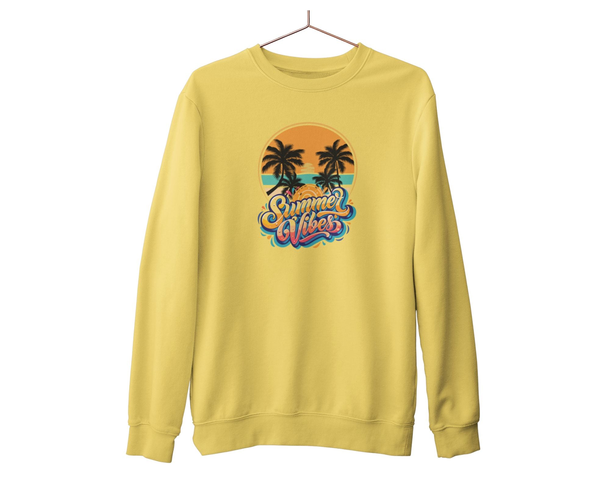 PSVSW | Summer Vibes Sweatshirt Mustard