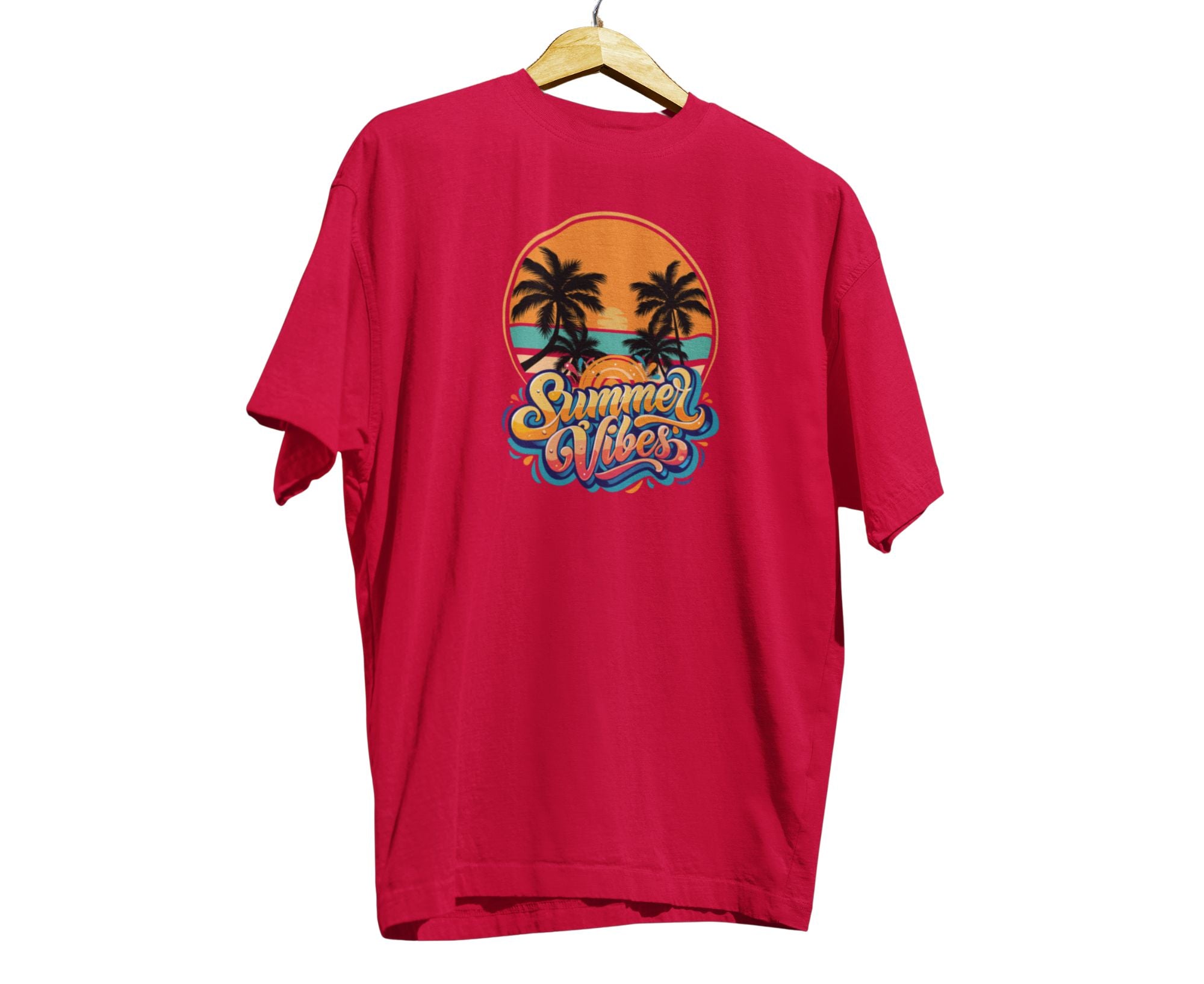 PSVT | Summer Vibes T-Shirt Red