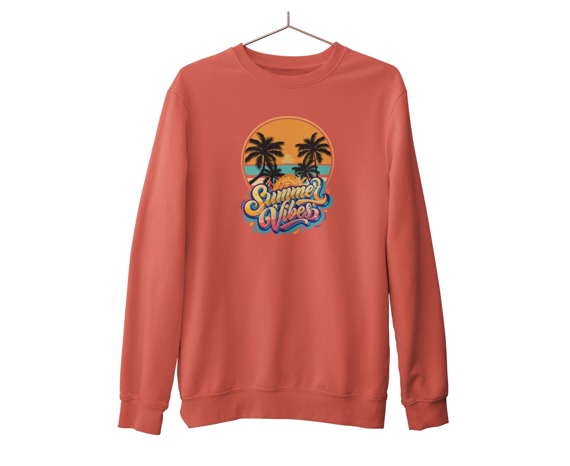 PSVSW | Summer Vibes Sweatshirt Red Hot Chilli