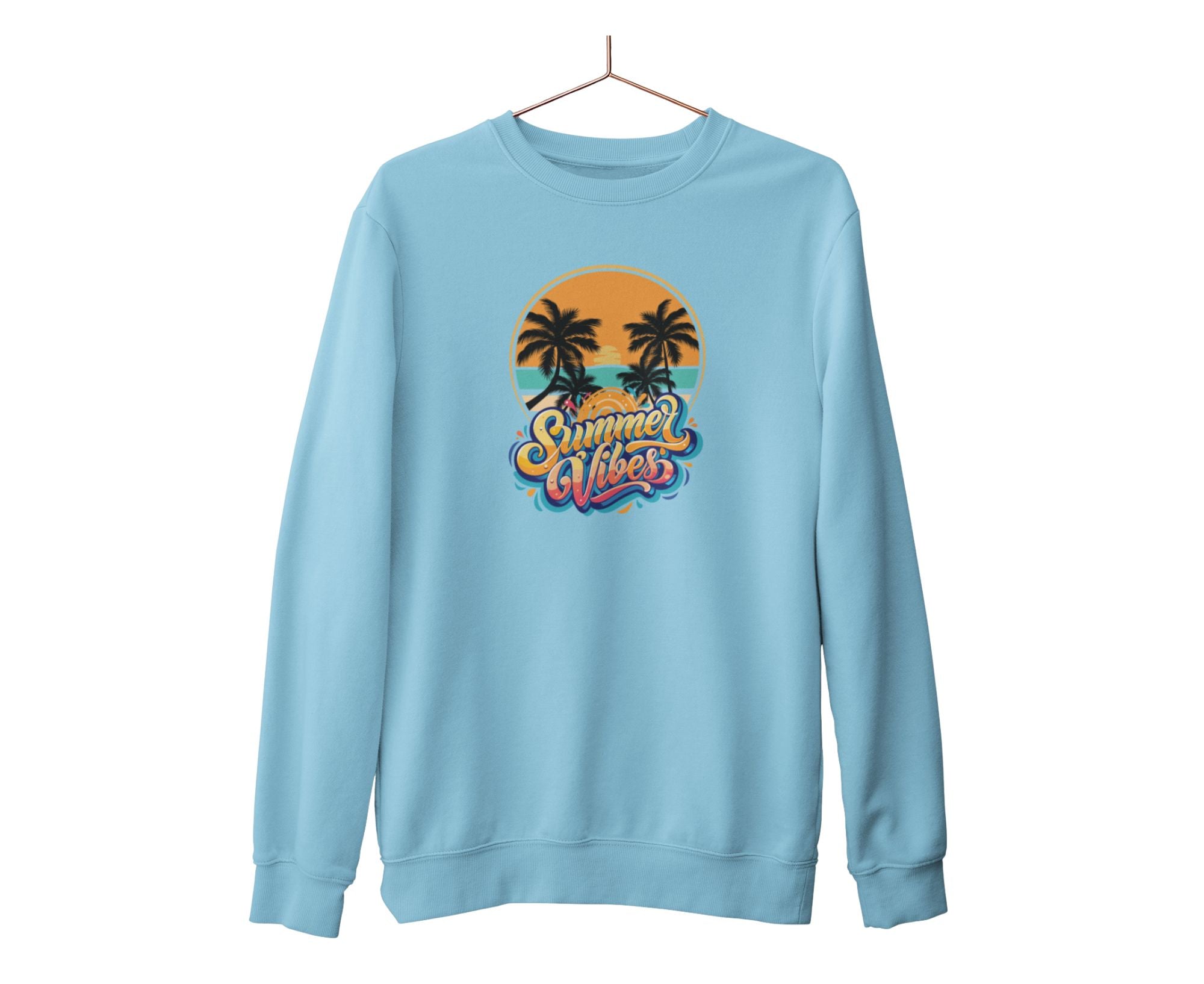 PSVSW | Summer Vibes Sweatshirt Sky Blue