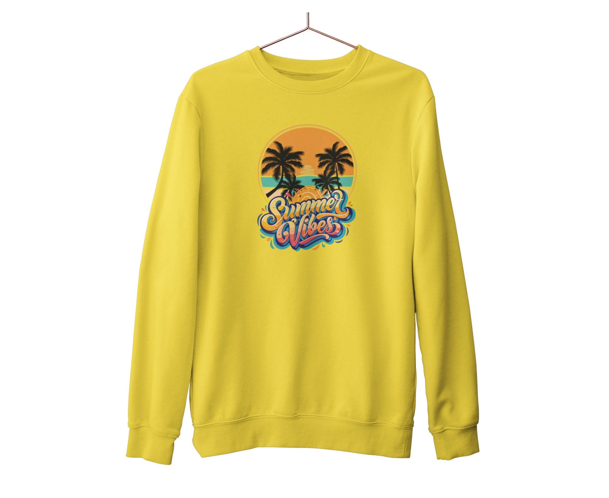 PSVSW | Summer Vibes Sweatshirt Sun Yellow