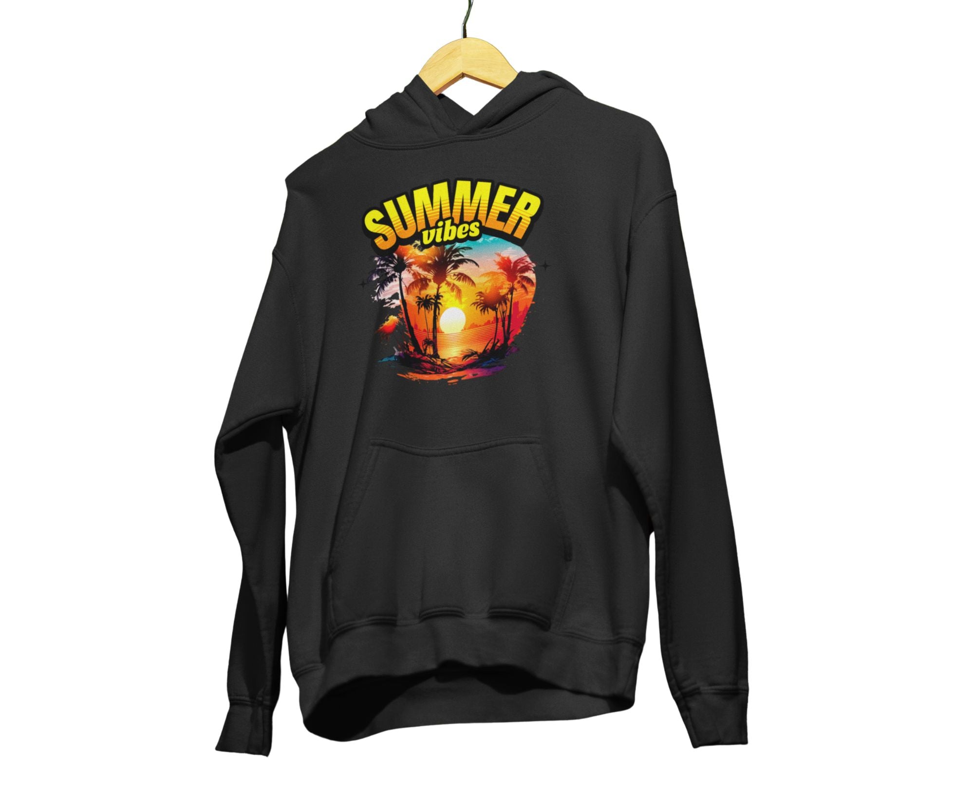 PTBH | Tropic Blaze Summer Vibes Hoodie Black